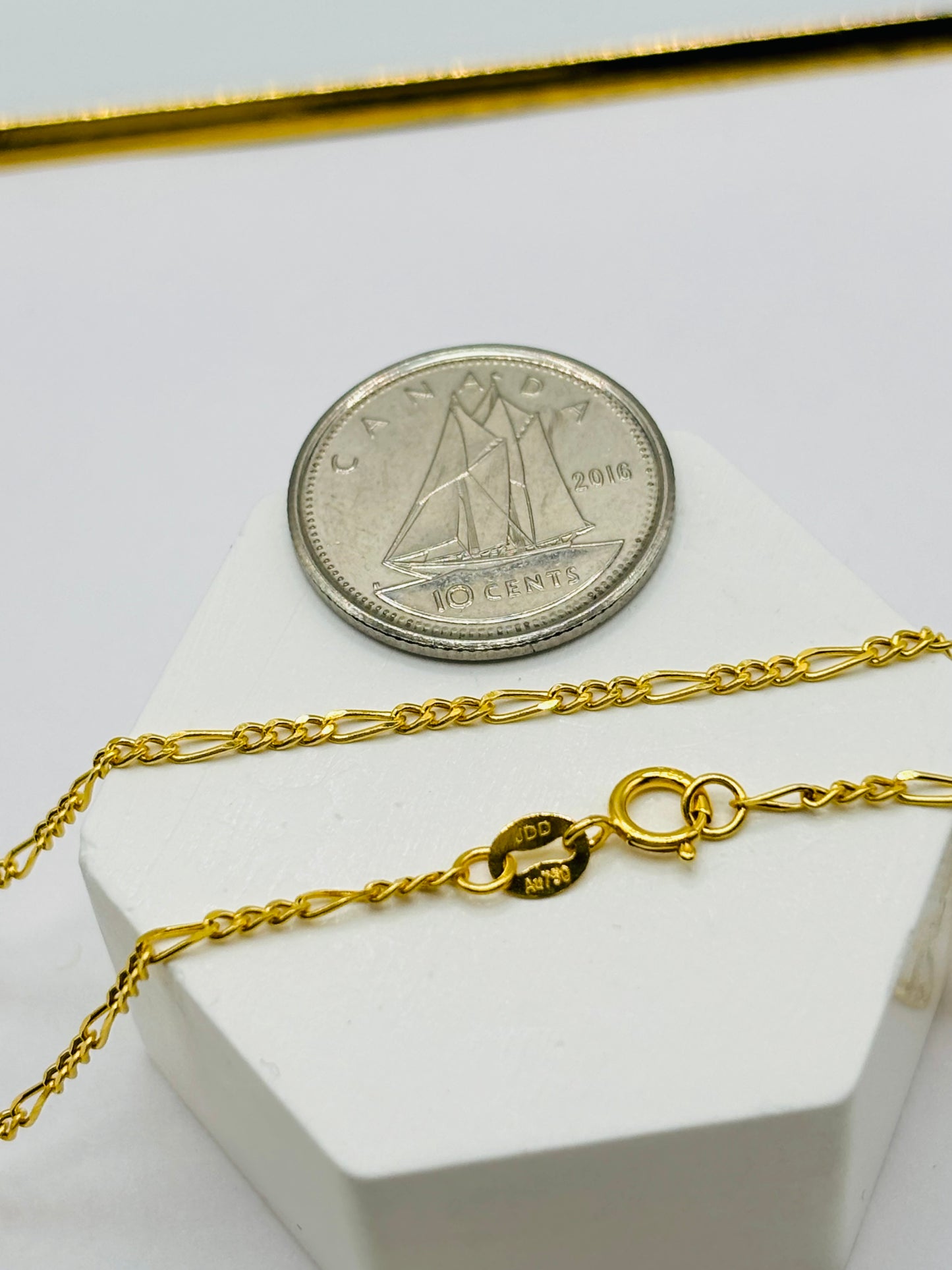 18K Gold Figaro Chain