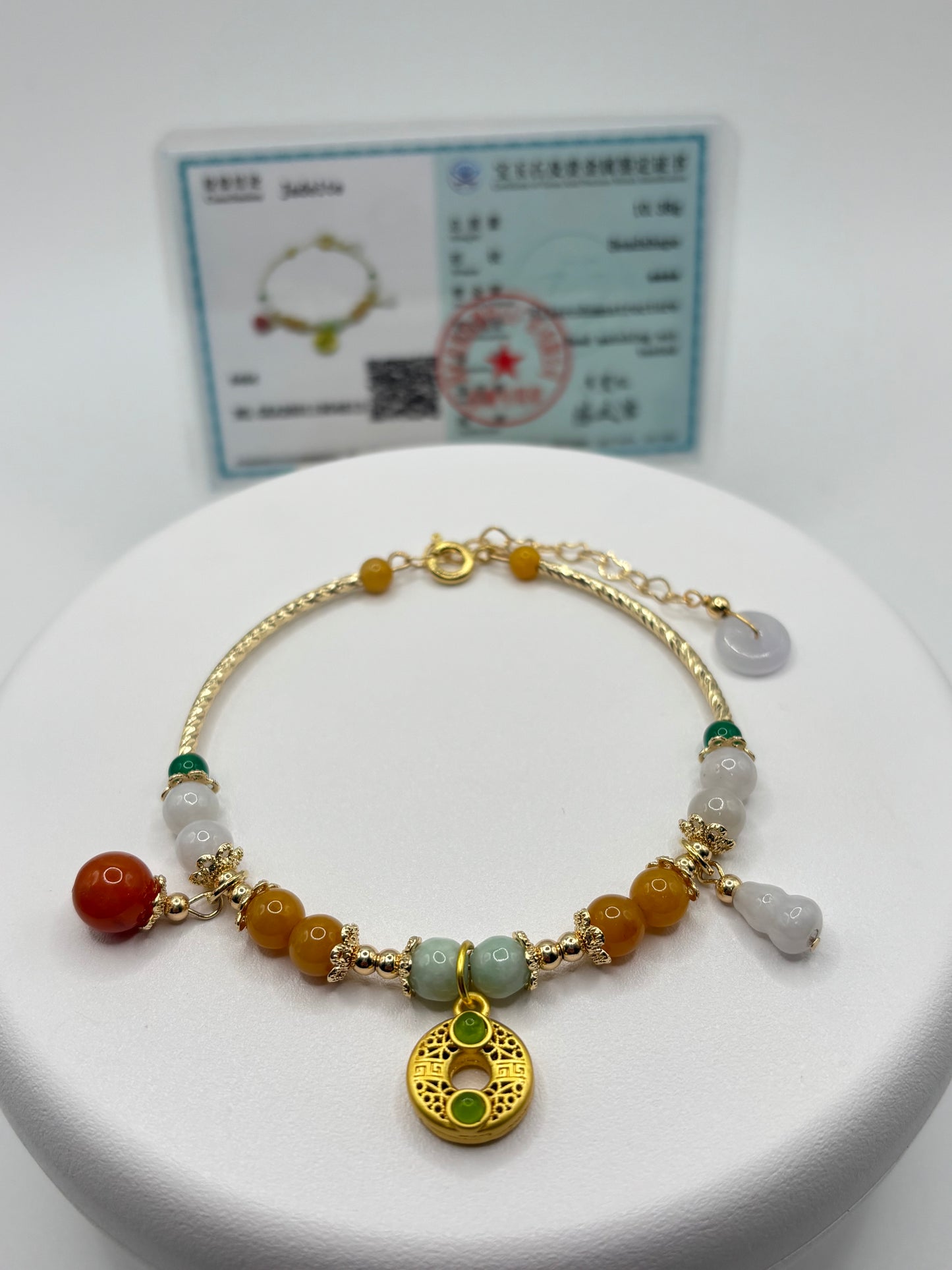 Natural Jade with Certificate