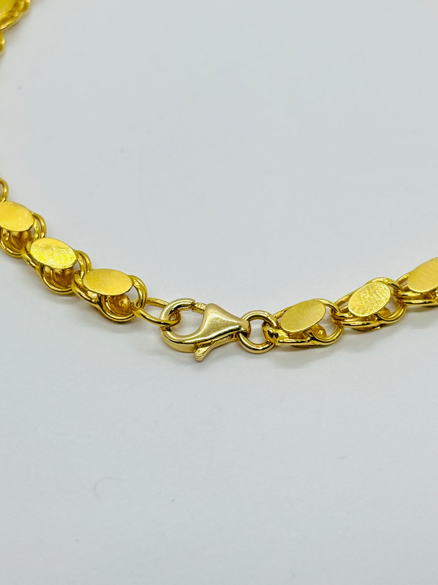 18K Gold Damascus Bracelet 5mm width