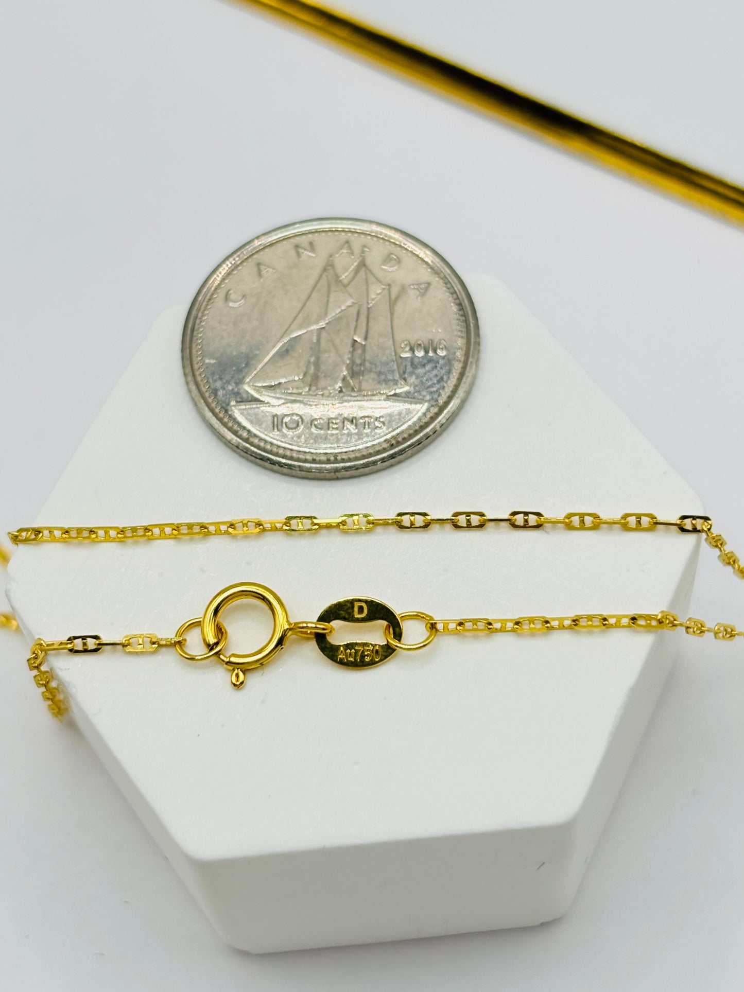 18K Gold G Chain