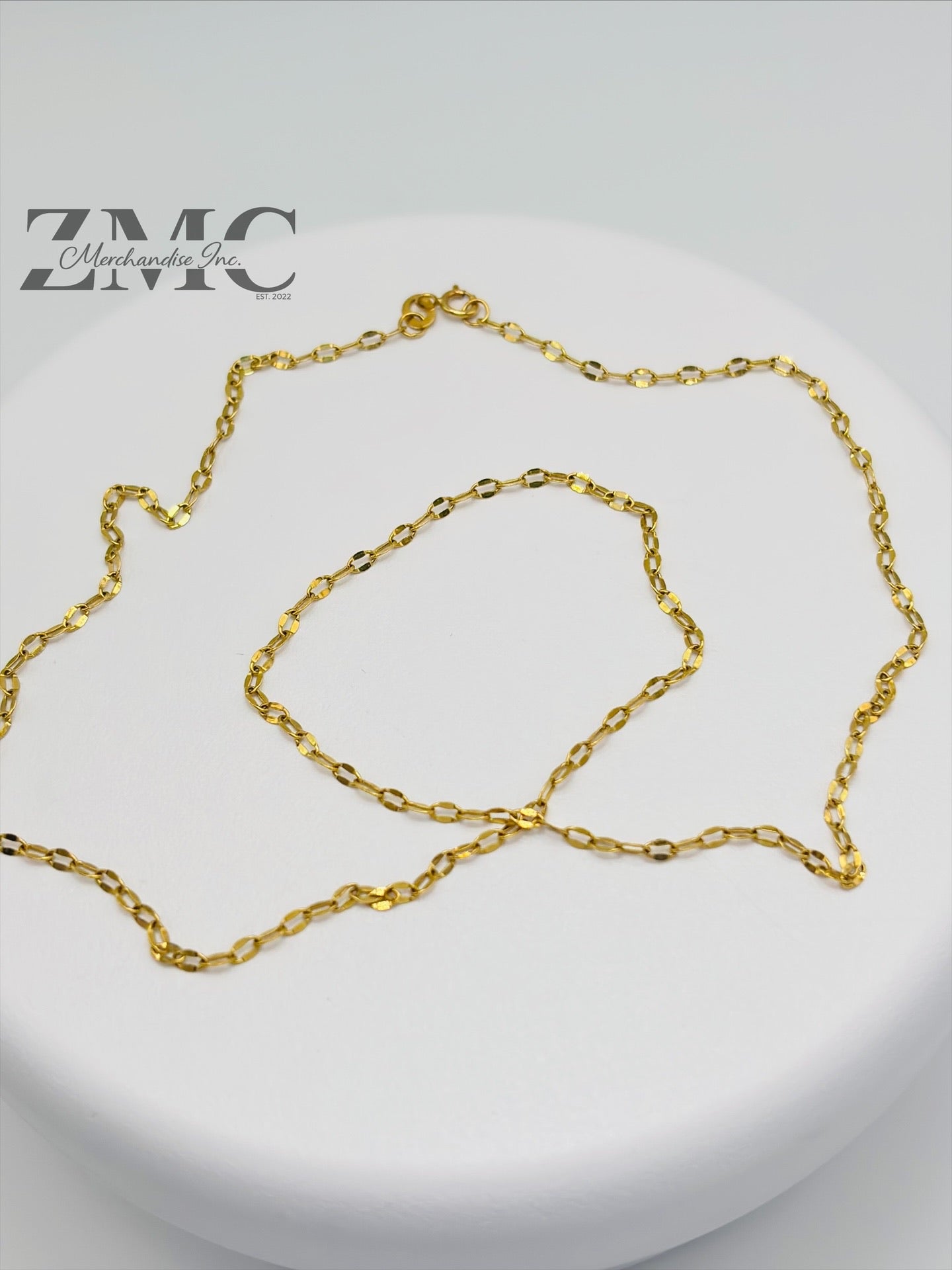 18K Gold Dancing Chain