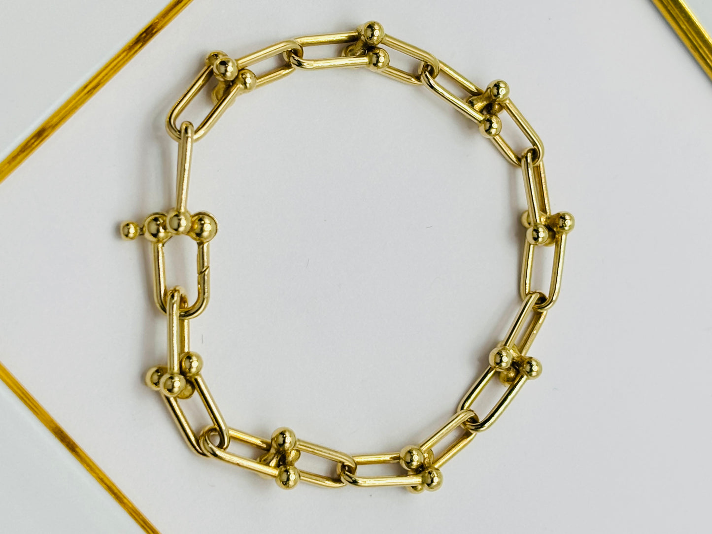 18K Gold Hardware Bracelet
