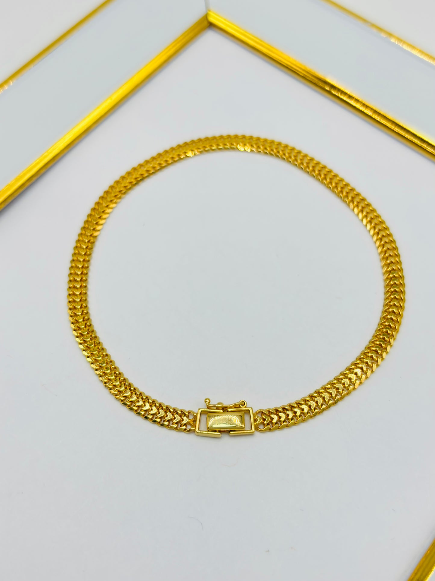 K18 Japan Gold Heartbiz Bracelet