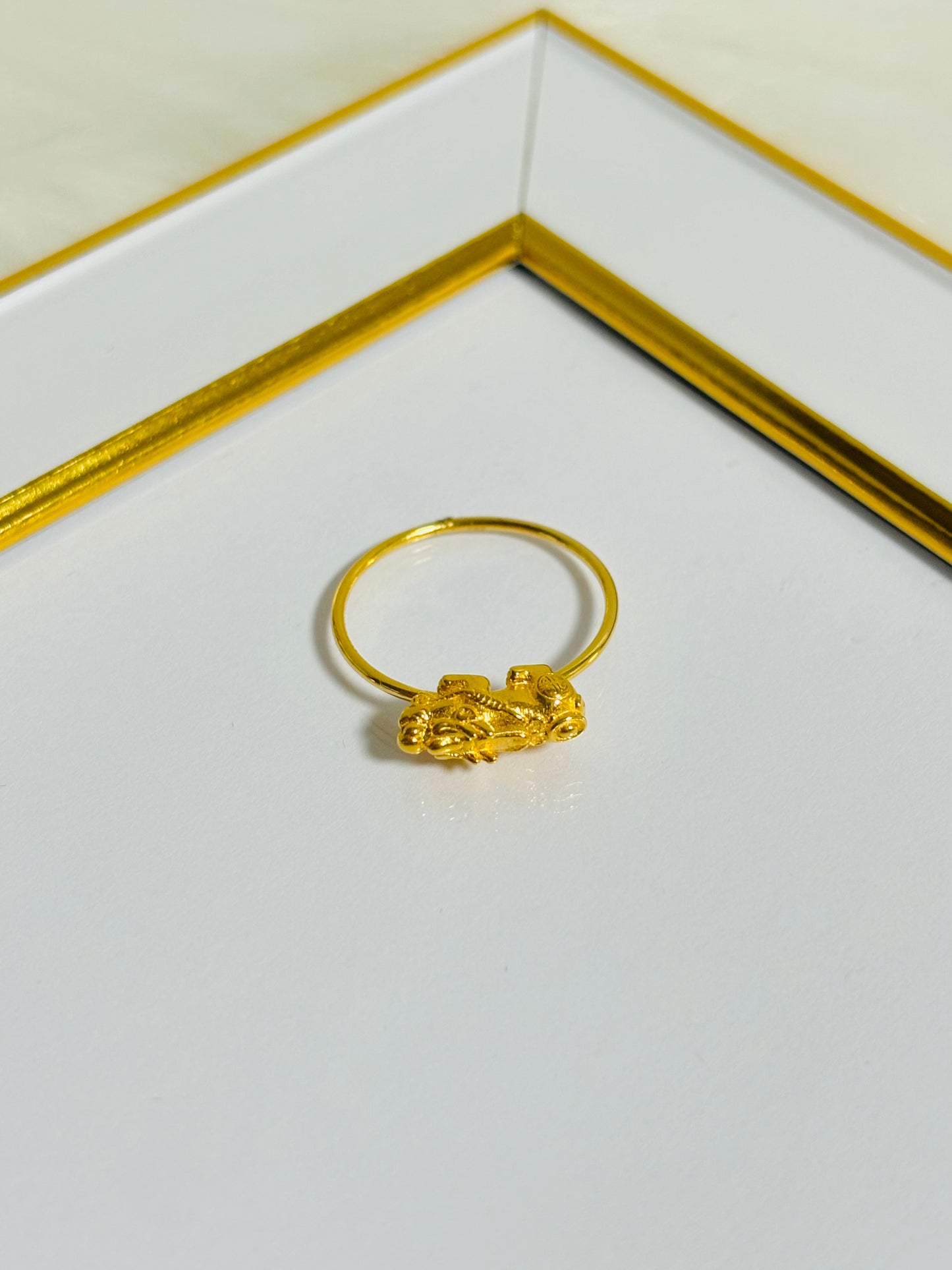 18K Gold Piyao/Pi Xiu Ring