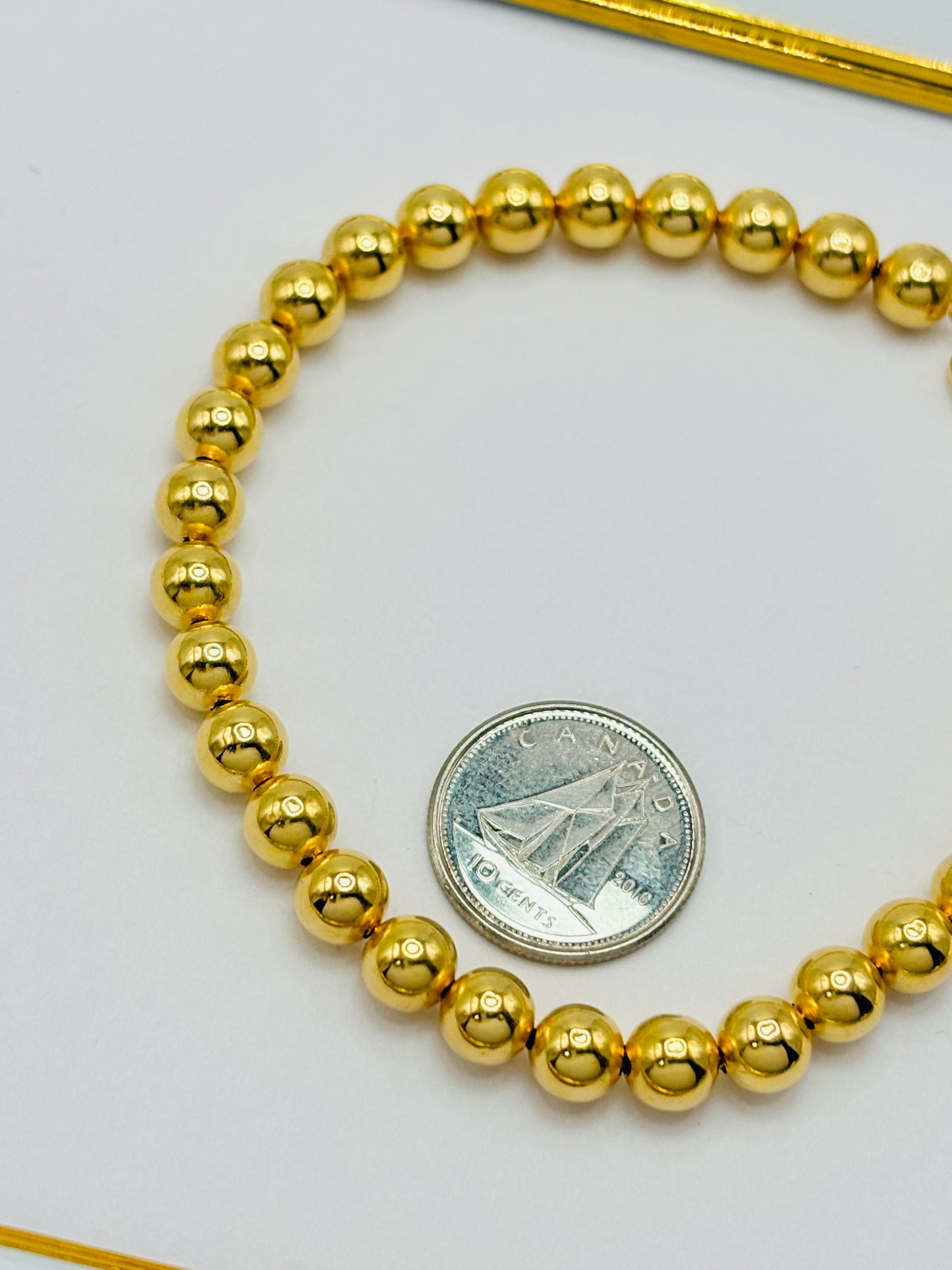 K18 Japan Orbit Bracelet 6mm