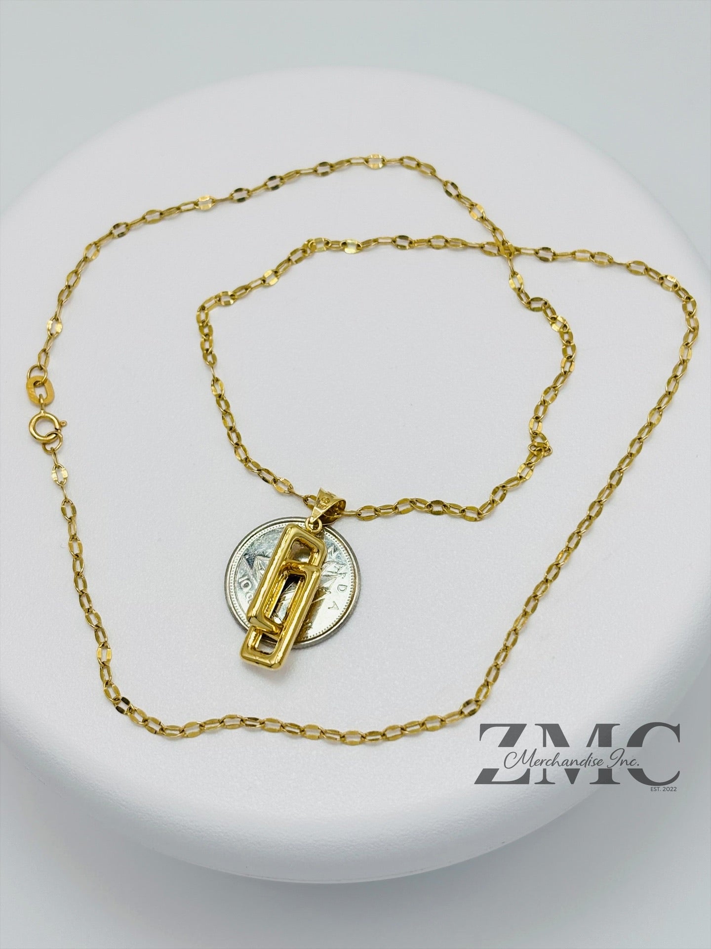 18K Gold Boteg*a Necklace