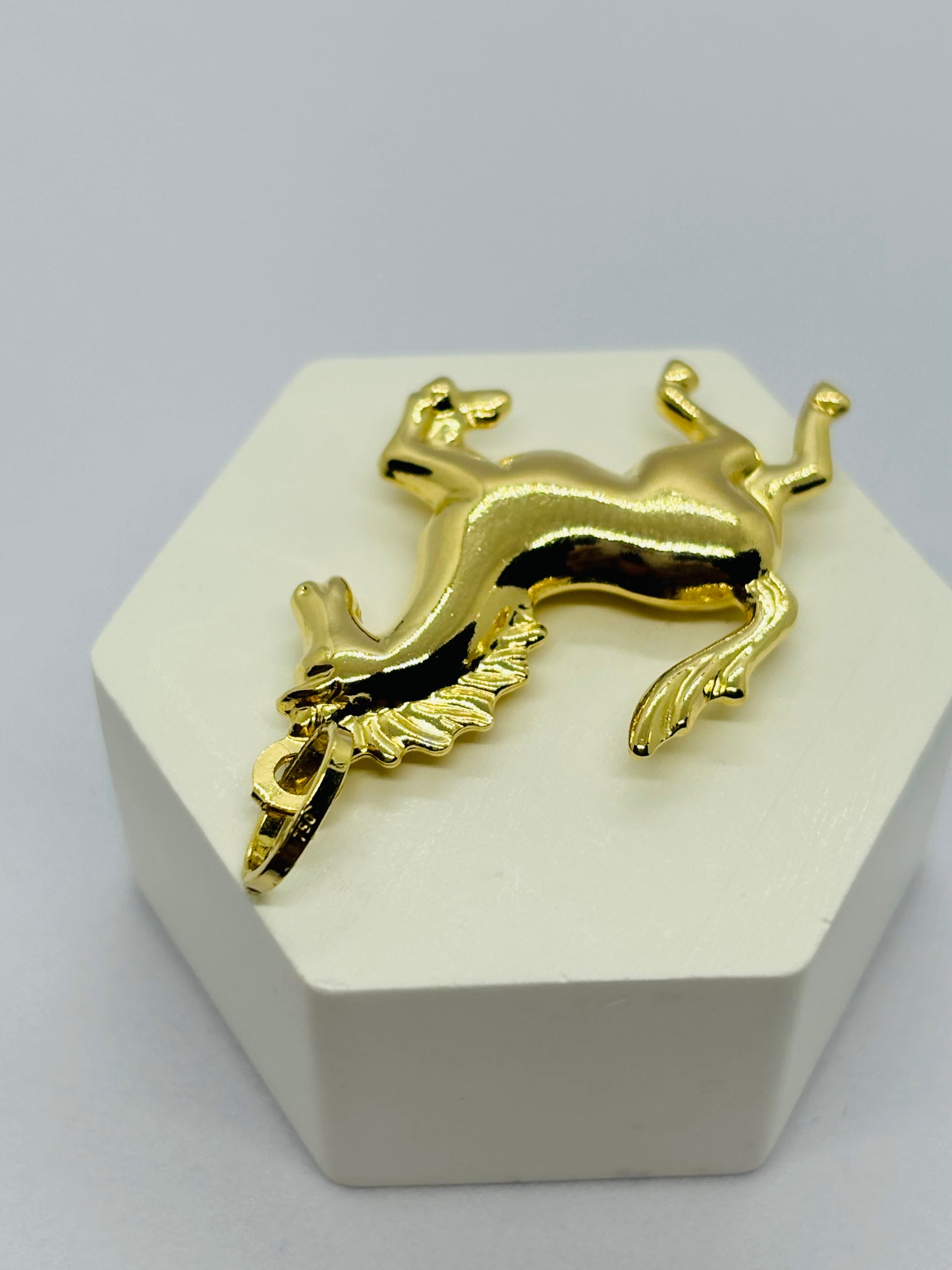 18K Gold Horse Pendant