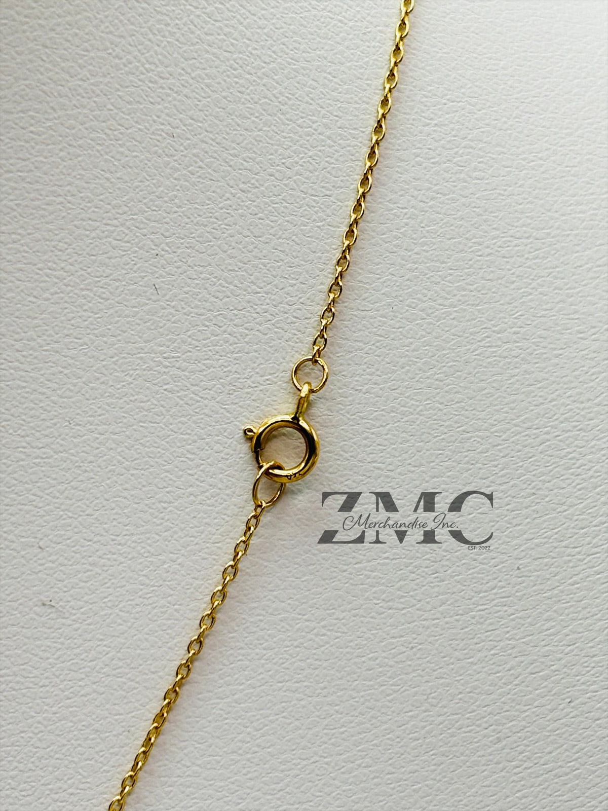 18K Gold Necklace with Heart Pendant (Chocker Adult/Kids)