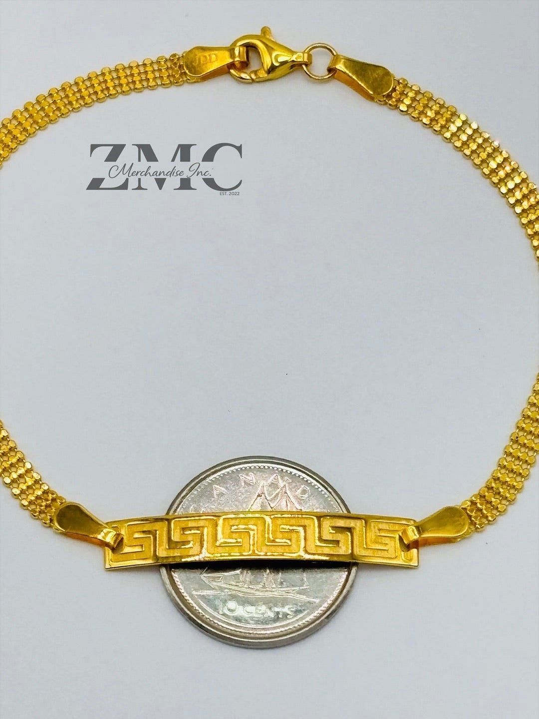 18K Gold F Bracelet