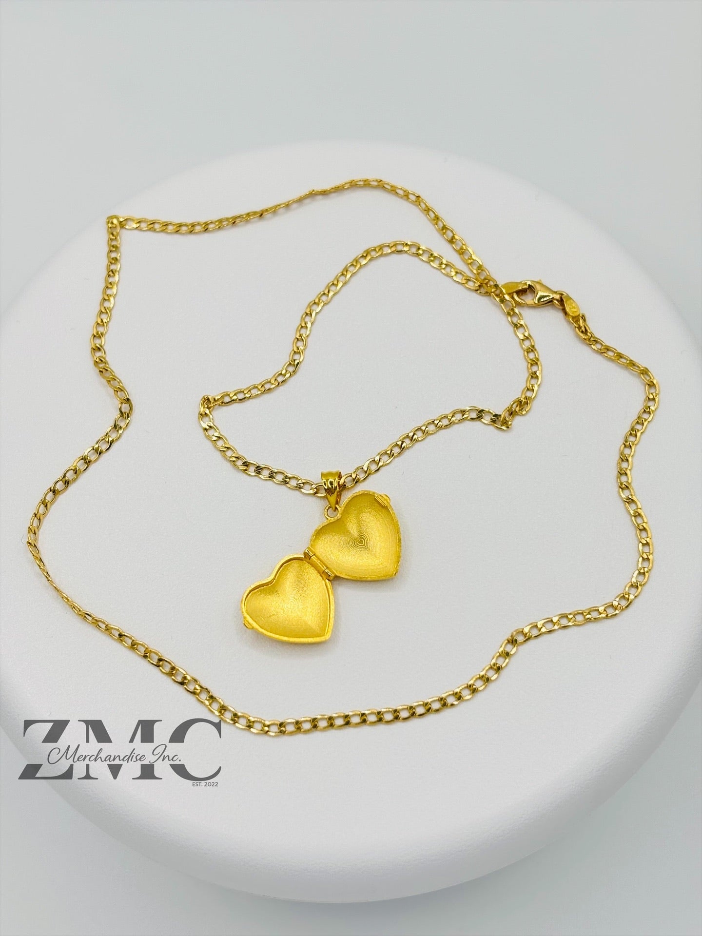 18K Gold Locket Necklace