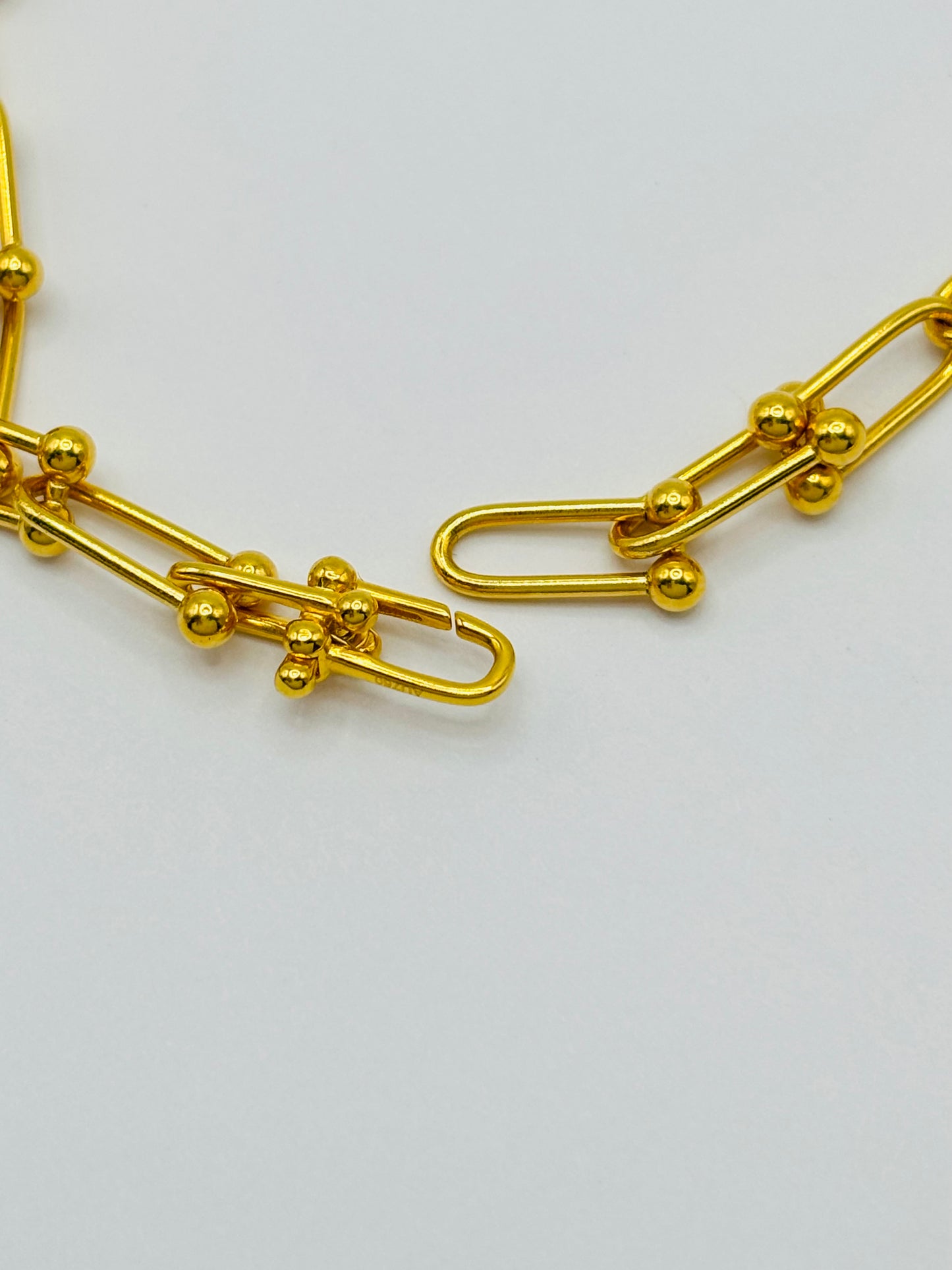 18K Gold Hardware Necklace
