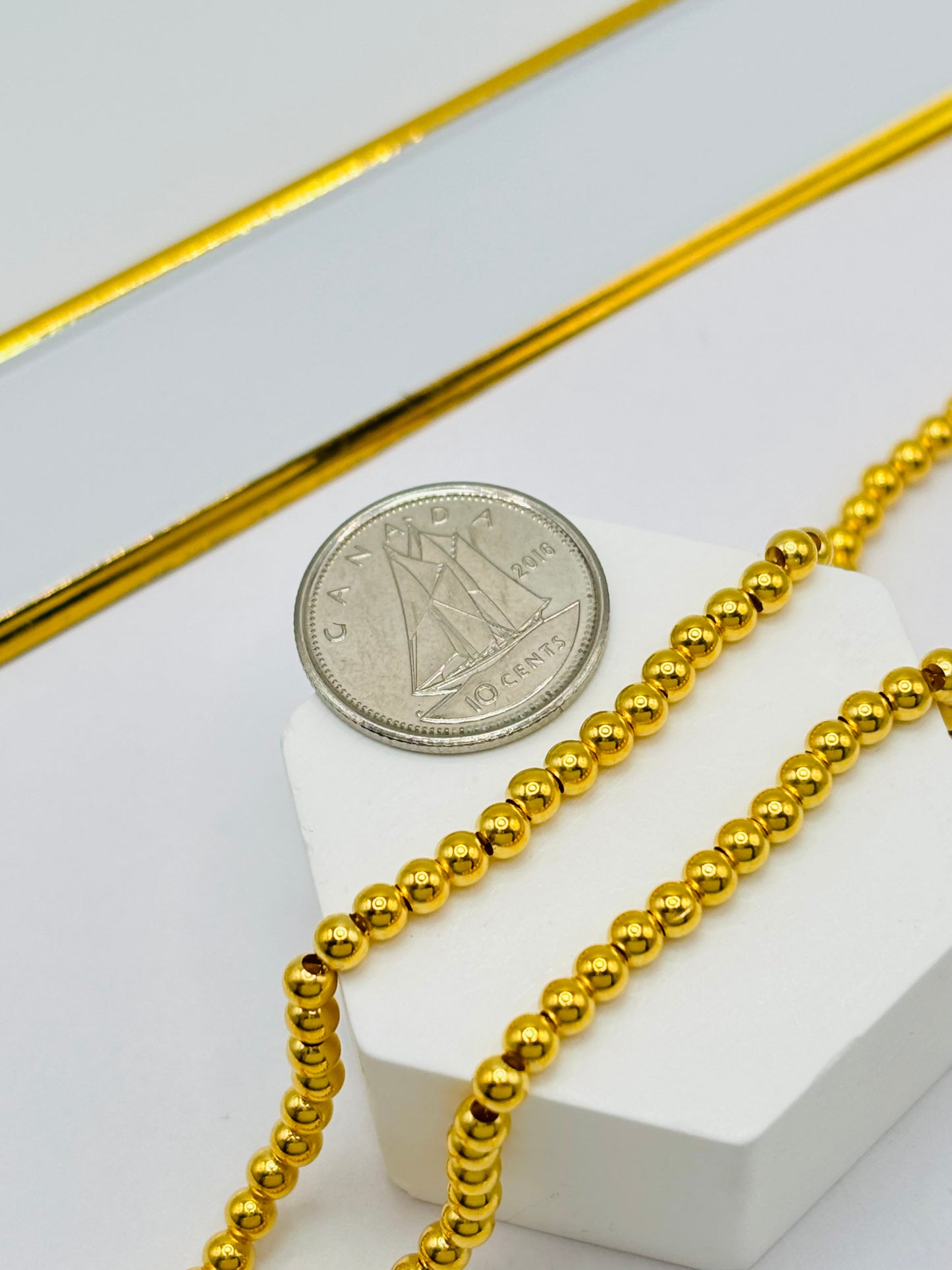 18K Gold Bubble Necklace