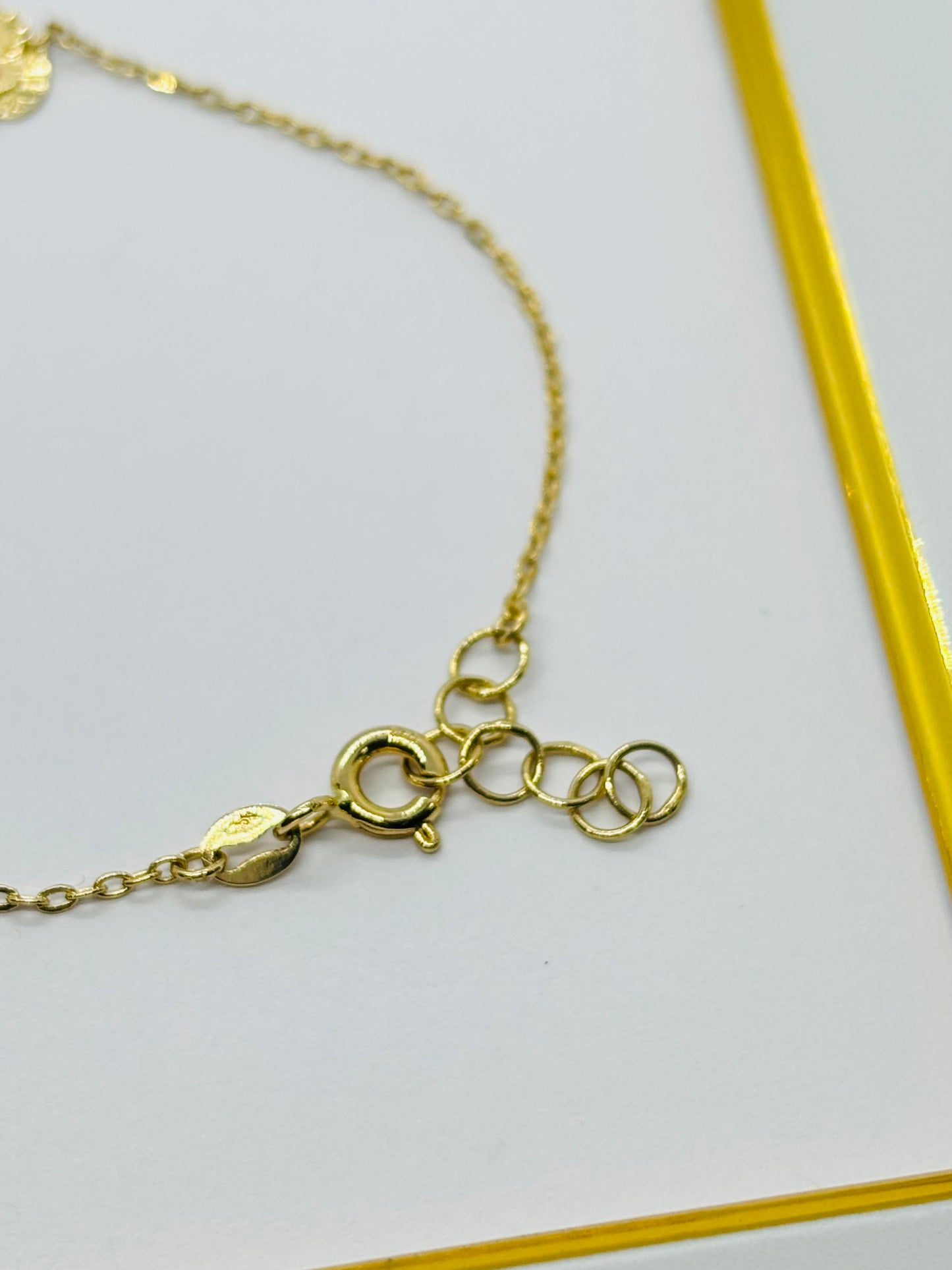 18K Gold Flower kids Bracelet
