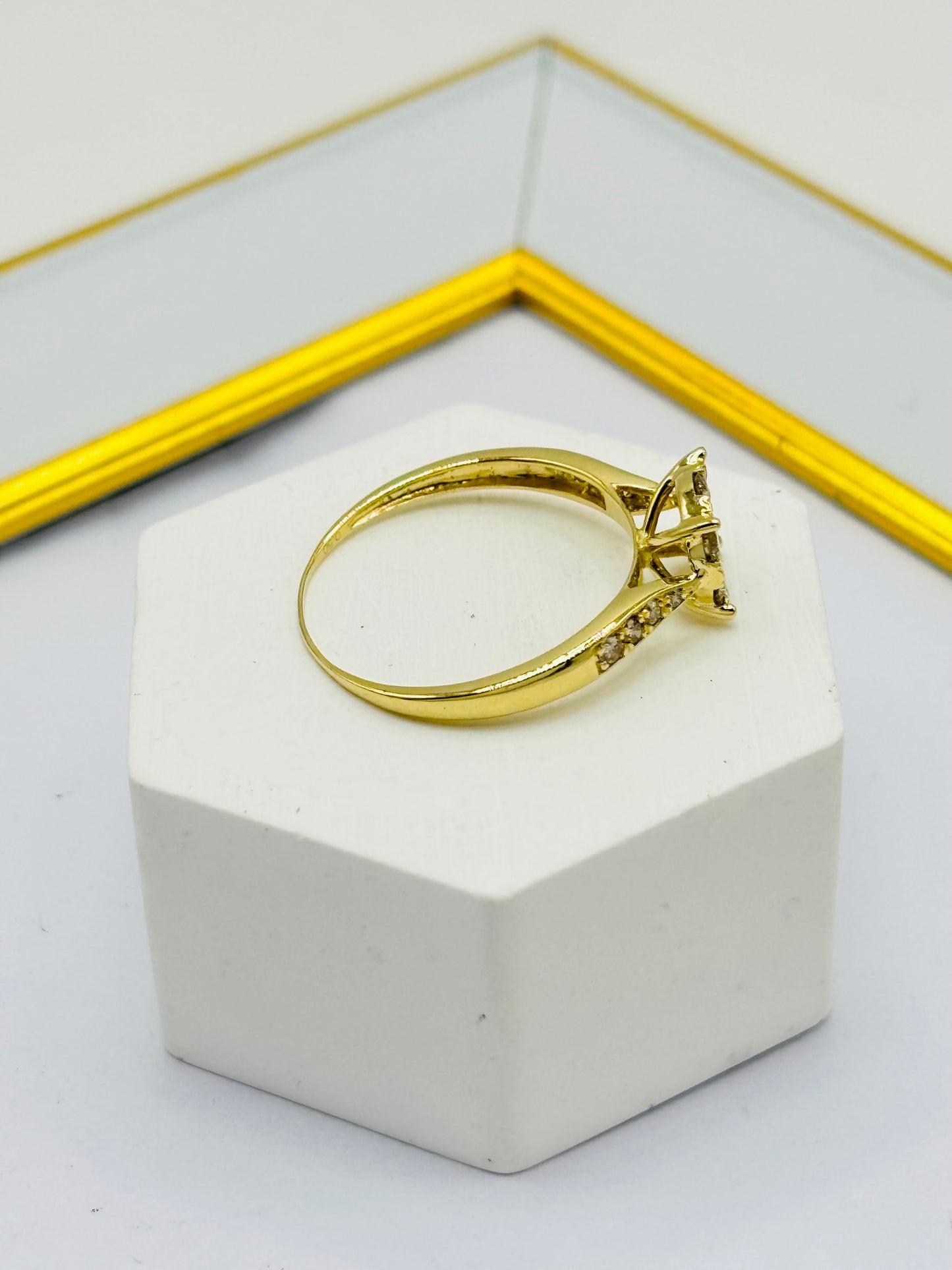 K18 Japan Gold Solitaire 0.50 carat Natural Diamond Ring