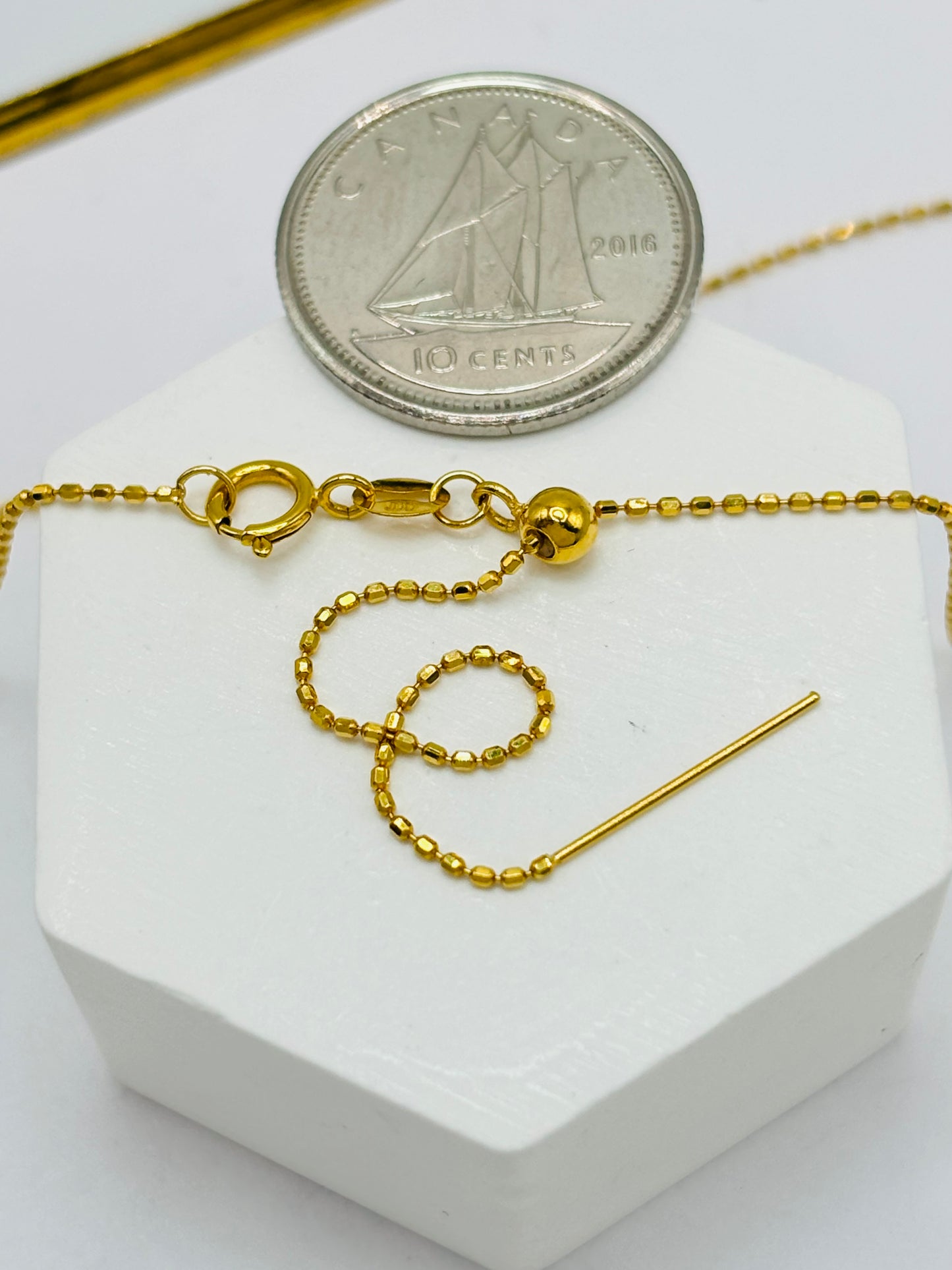 18K Gold Multicolor Cross Necklace