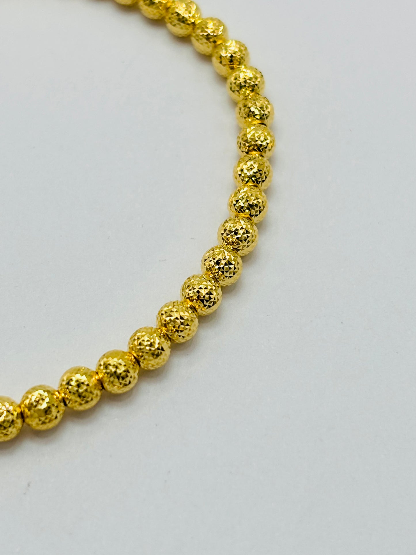 18K Gold Ball Bracelet