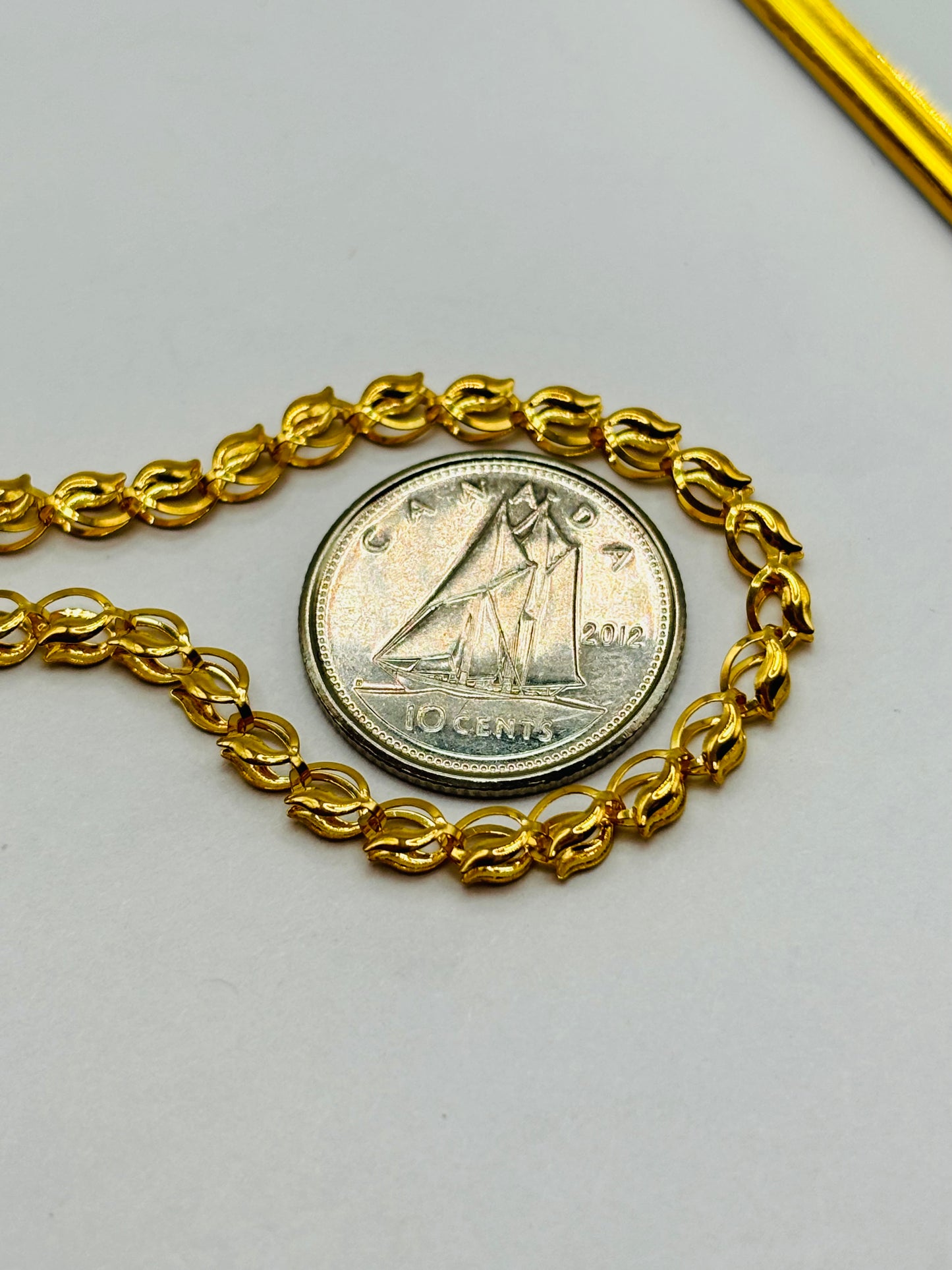 18K Gold Lotus Bracelet