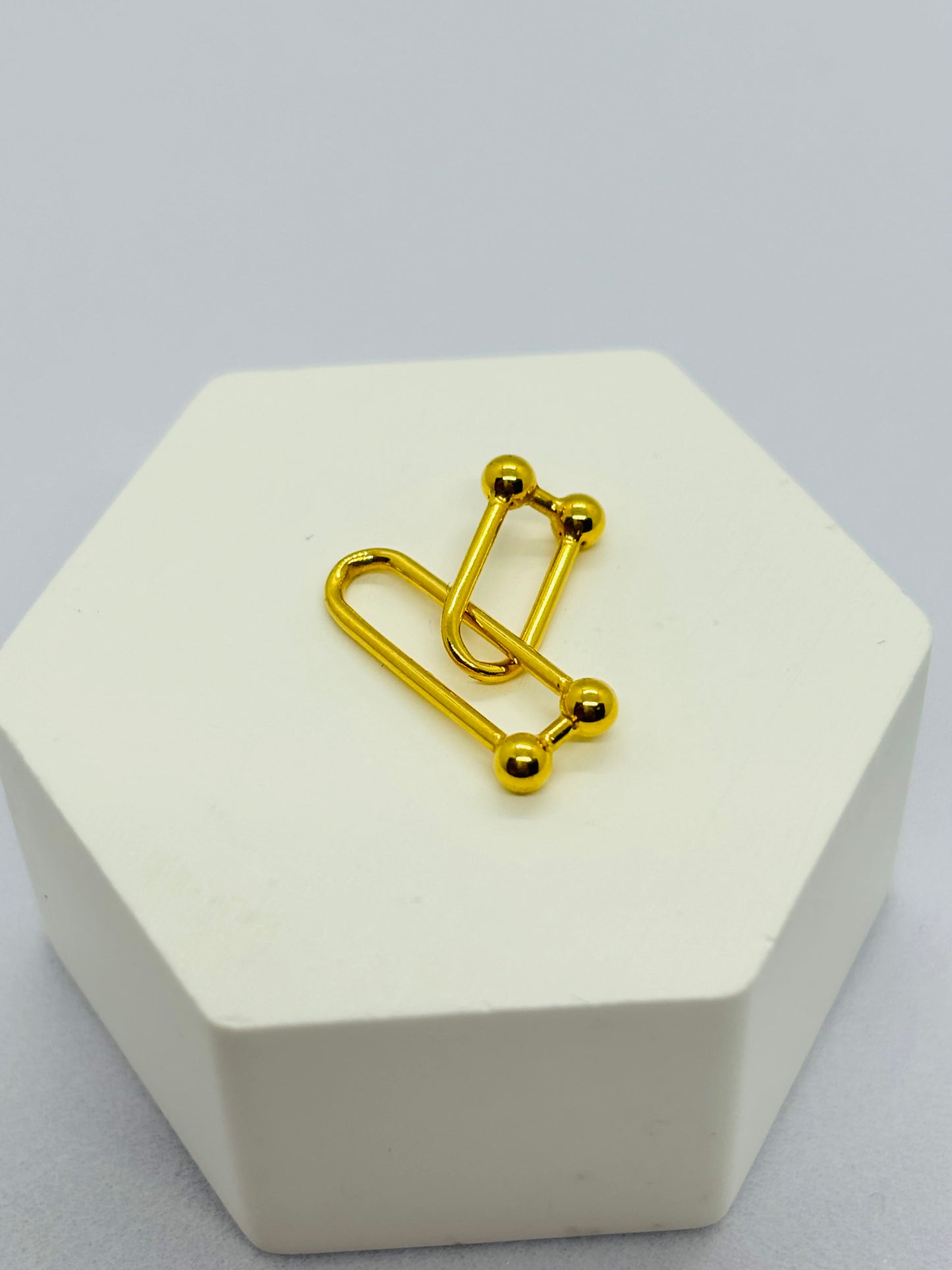 18K Gold Hardware Pendant