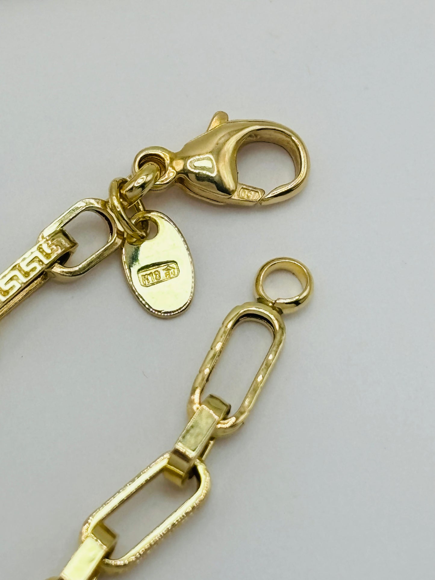 K18 Japan Gold F Paperclip