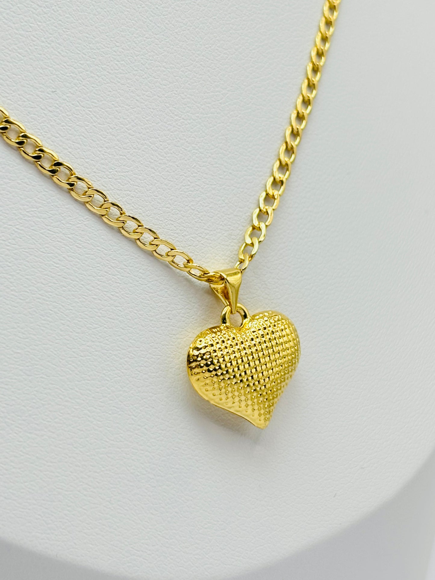 18K Gold Heart Necklace