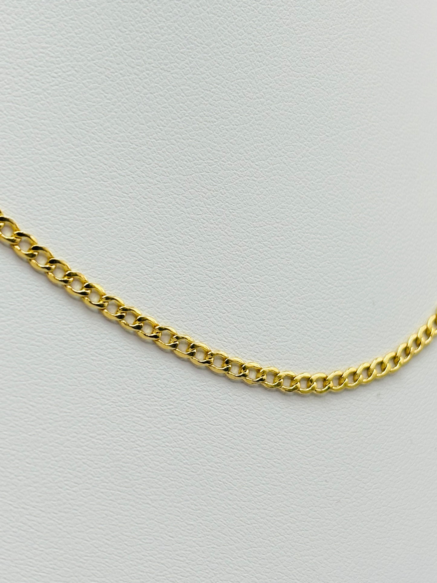 18K Gold Curb Chain