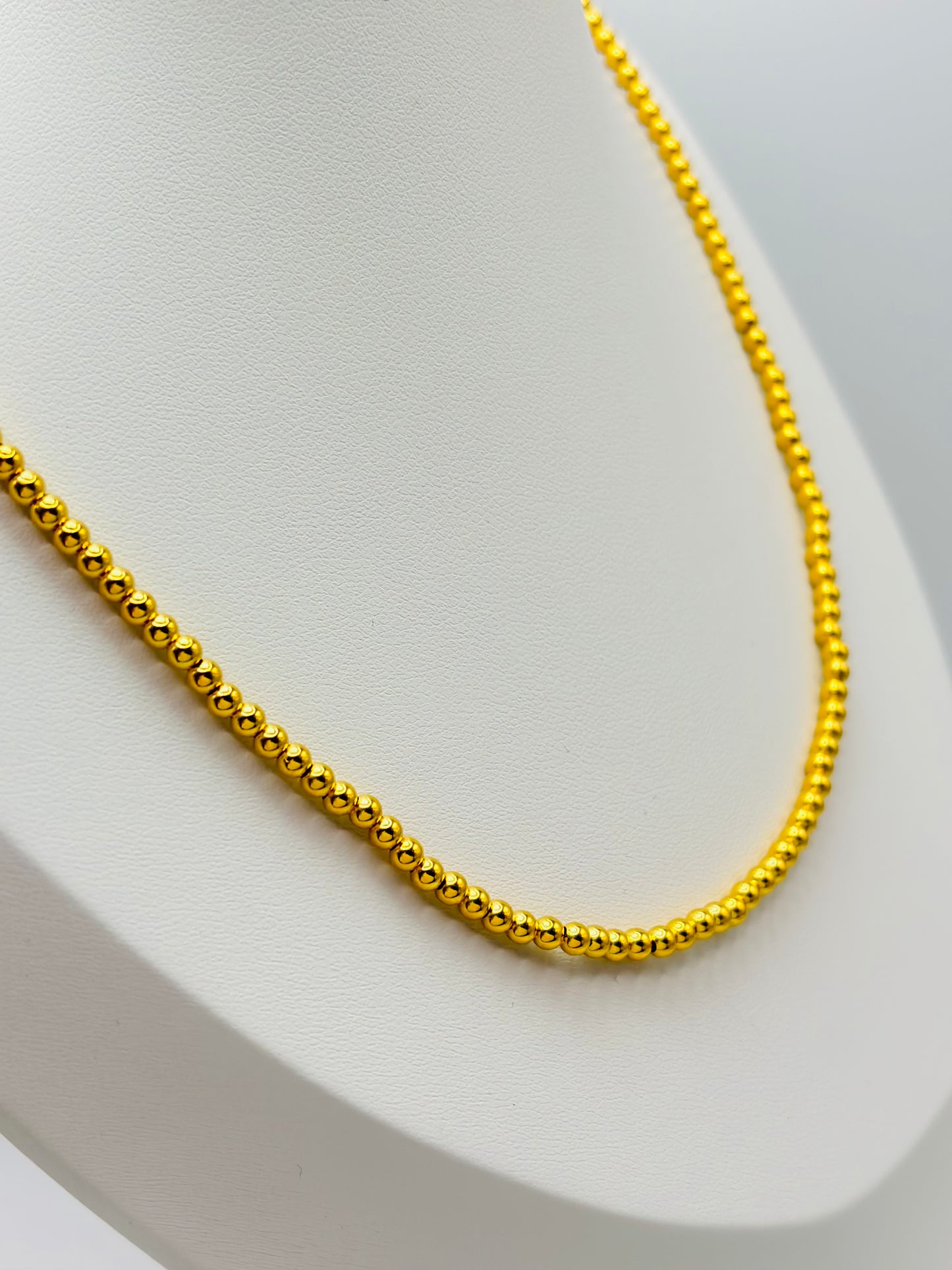 18K Gold Bubble Necklace
