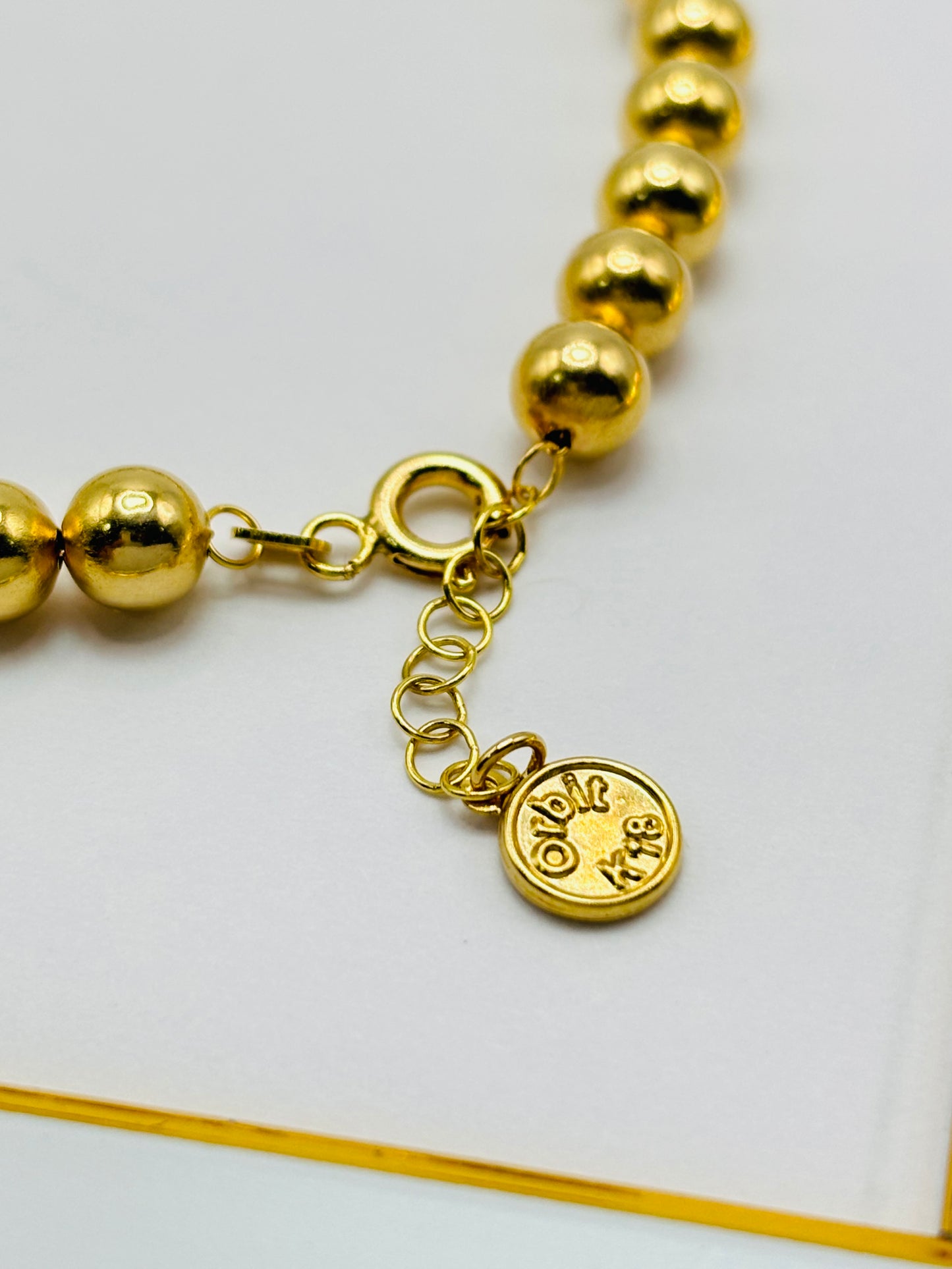 K18 Japan Orbit Bracelet 6mm