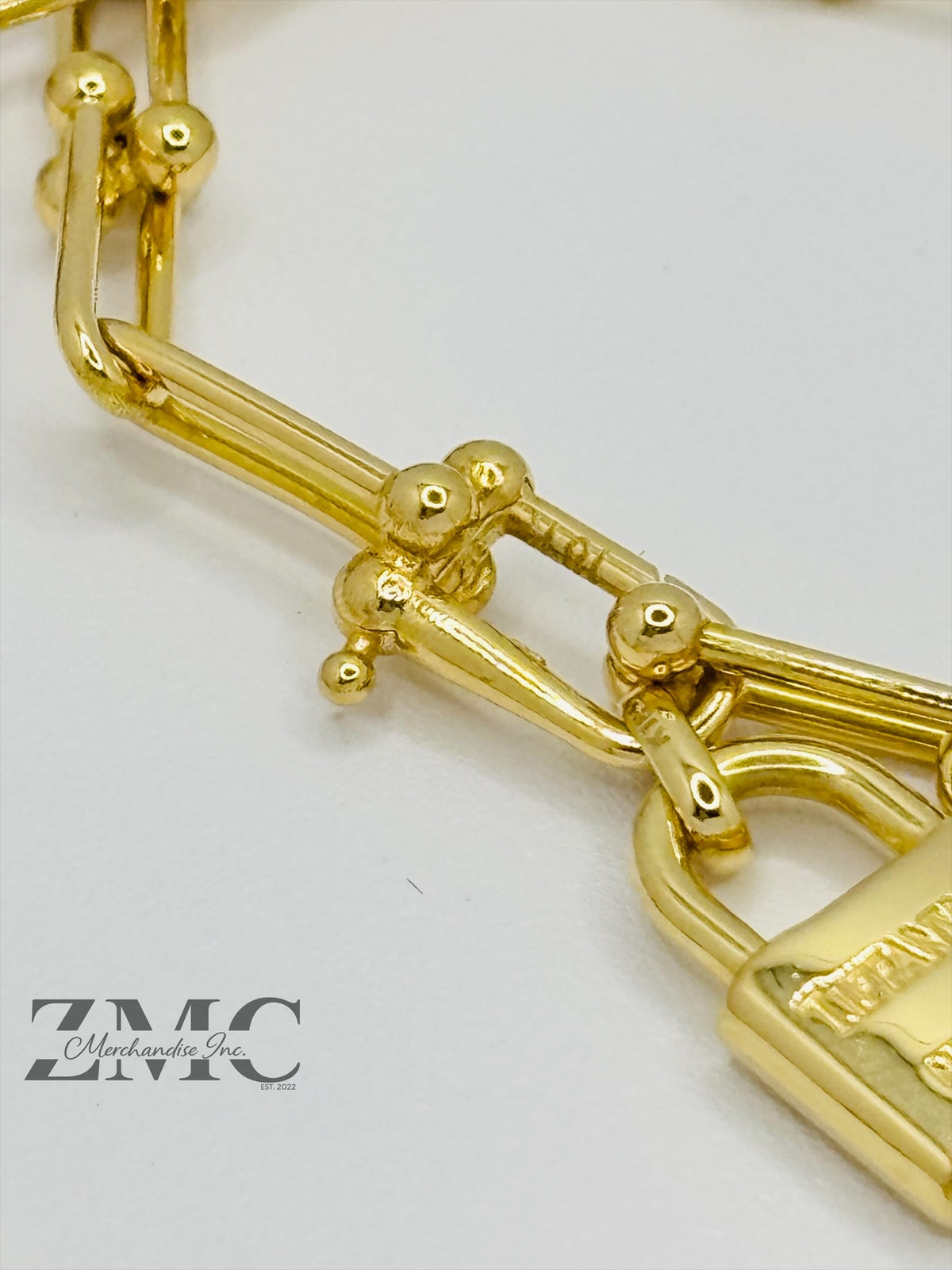 18K Gold Hardware Padlock Necklace