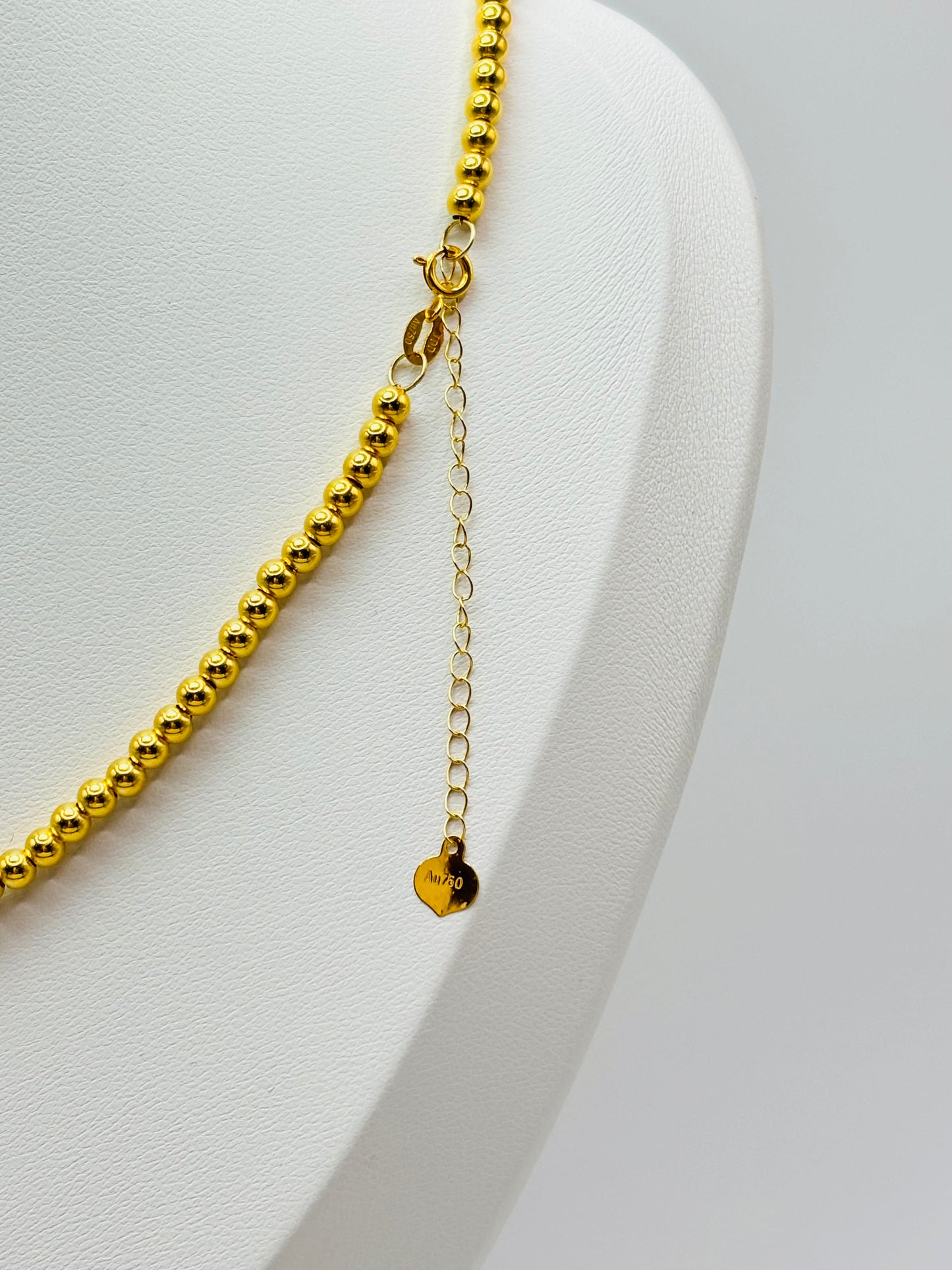 18K Gold Bubble Necklace