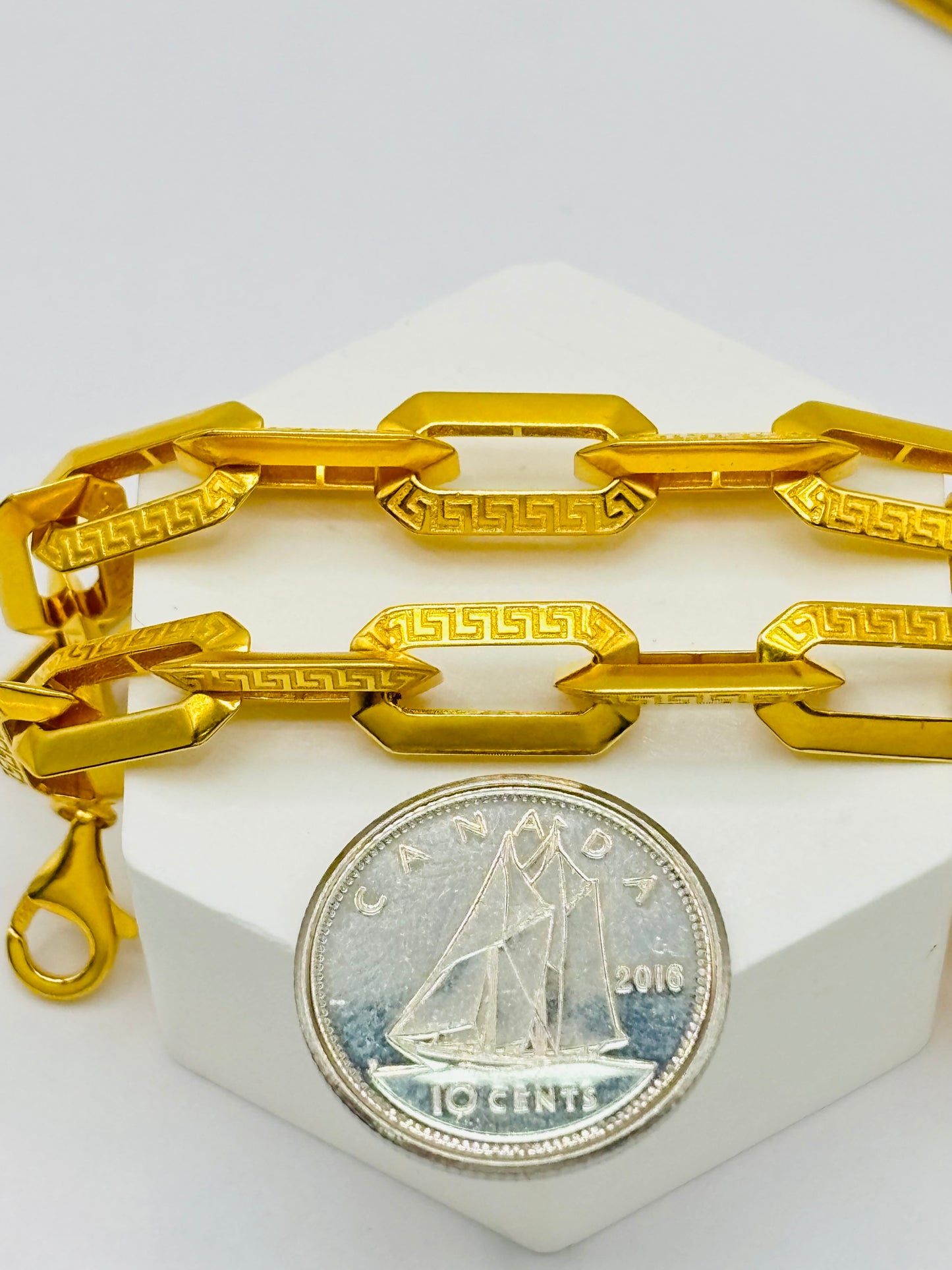 18K Gold F Bracelet