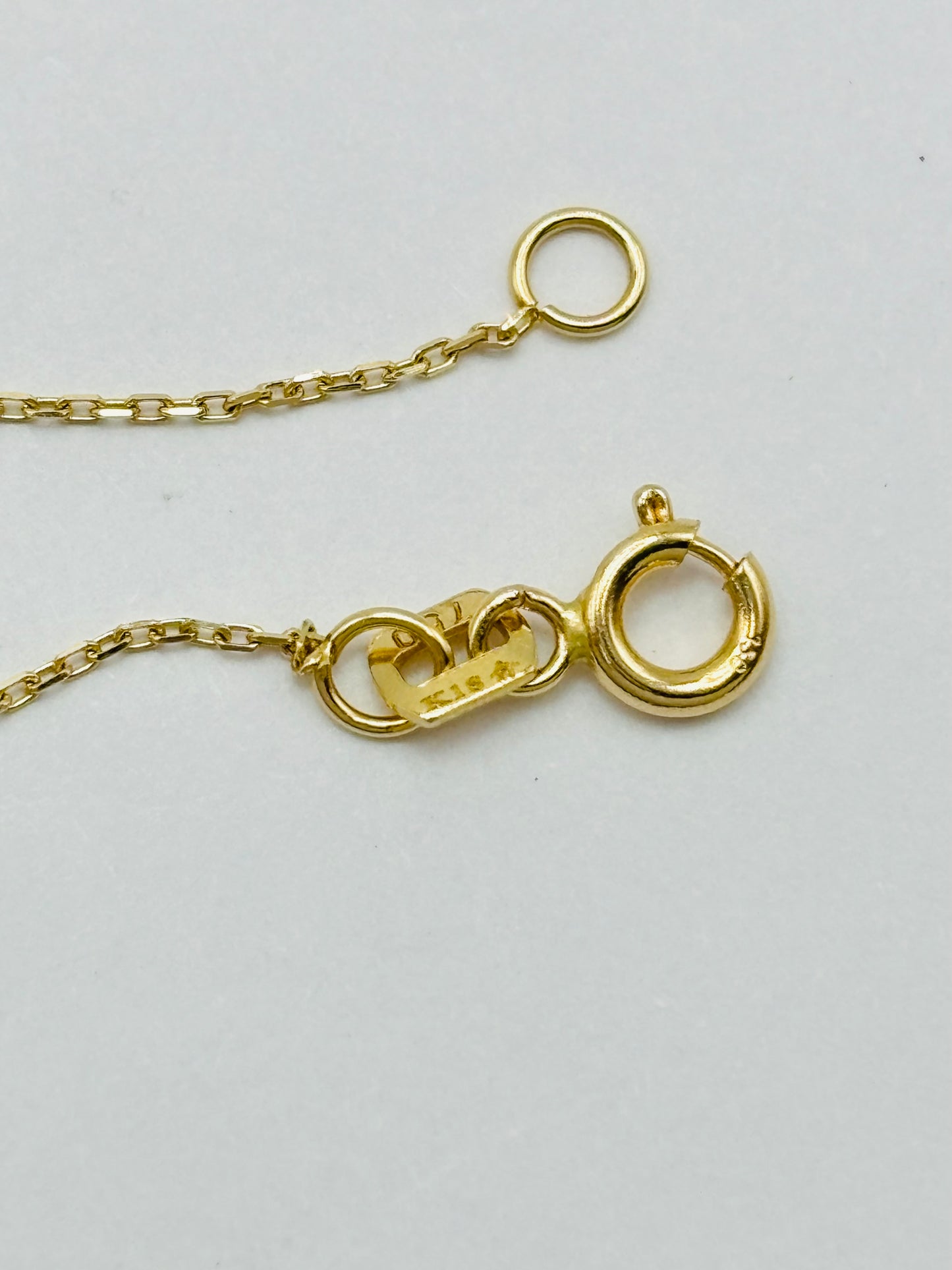 K18 Japan Gold Rosary Necklace