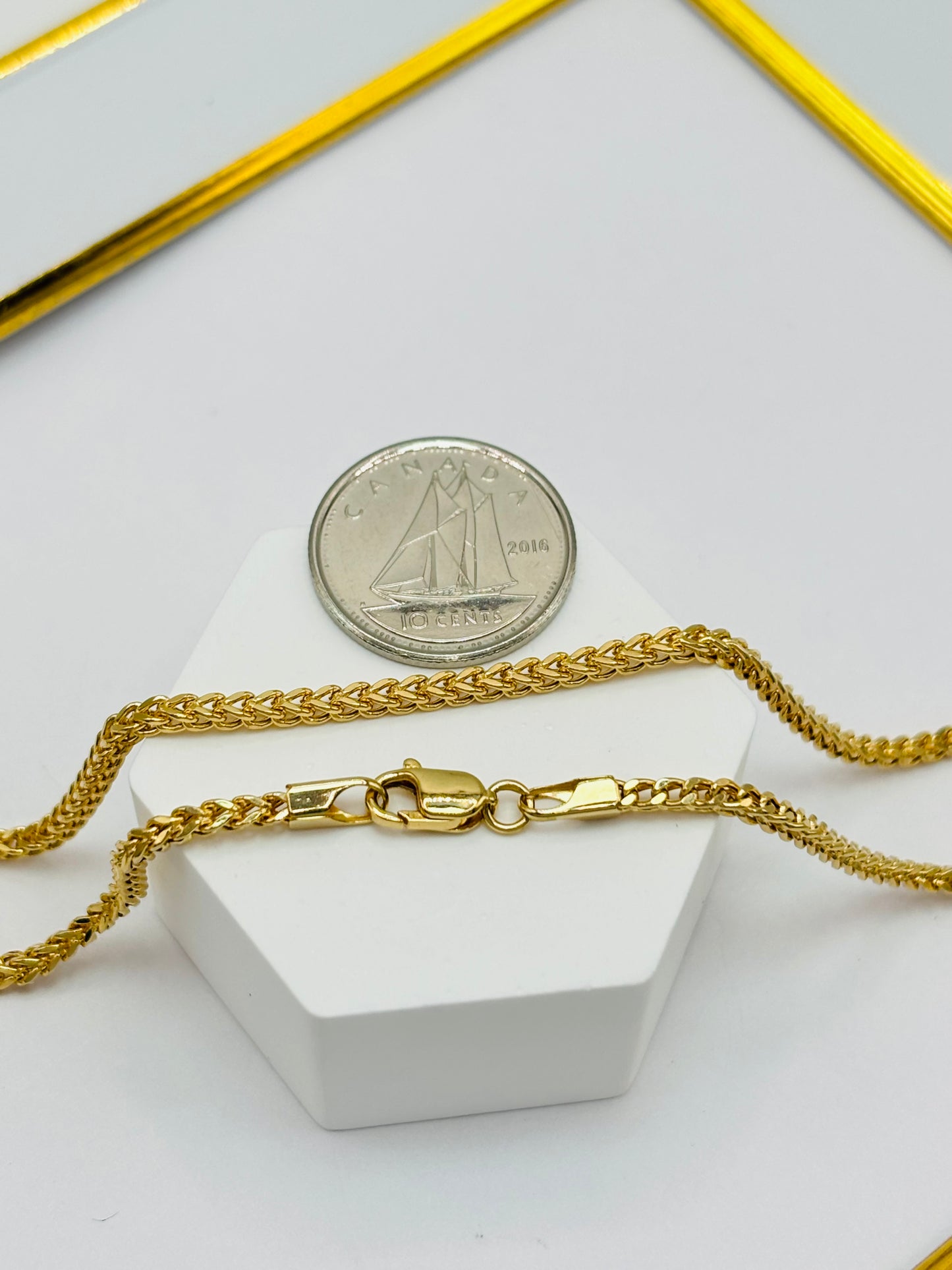 18K Gold Anchor Necklace