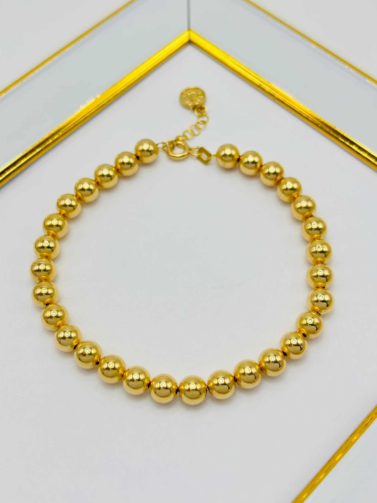 K18 Japan Orbit Bracelet 6mm