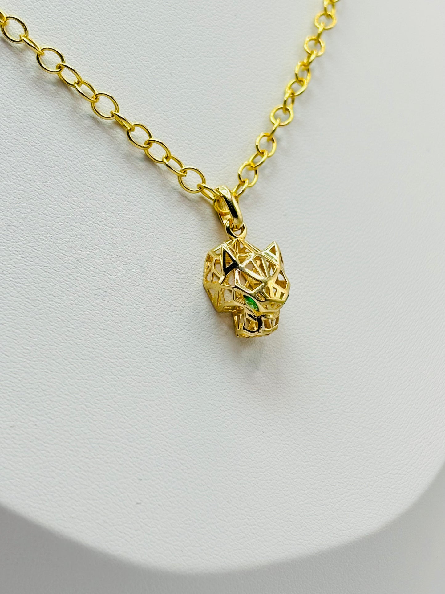 18K Gold Panther Necklace
