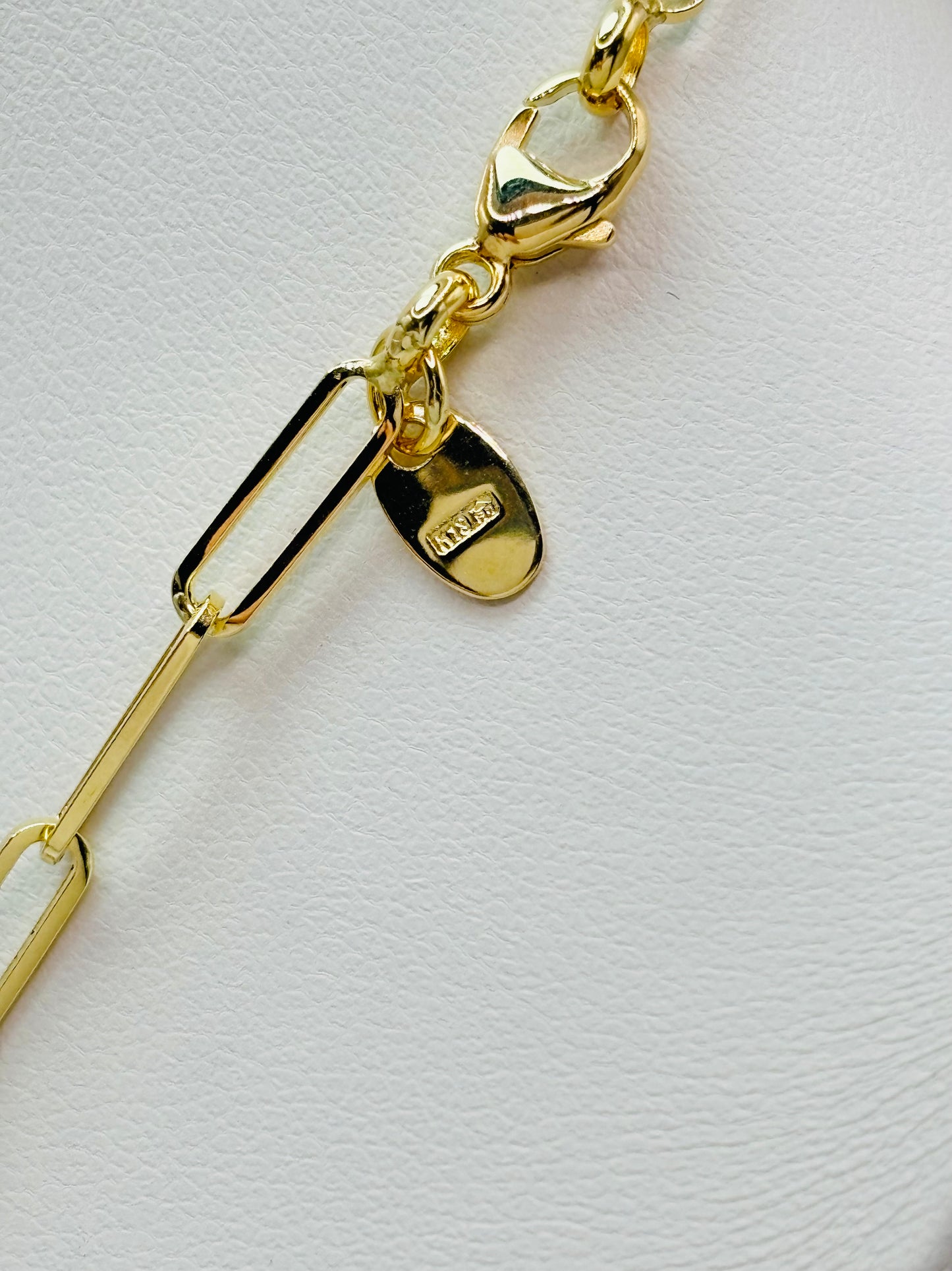 K18 Japan Gold Paperclip Chain