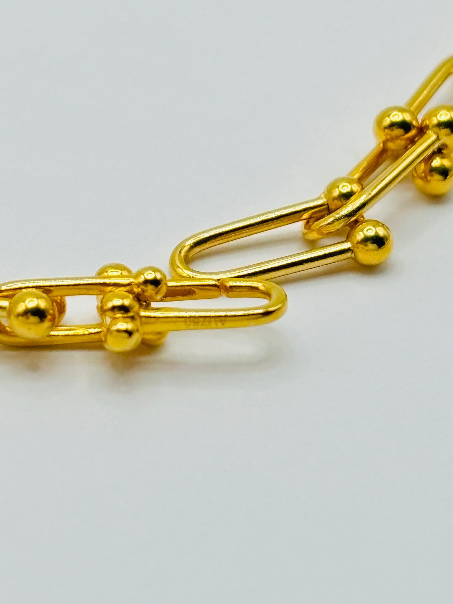 18K Gold Hardware Necklace