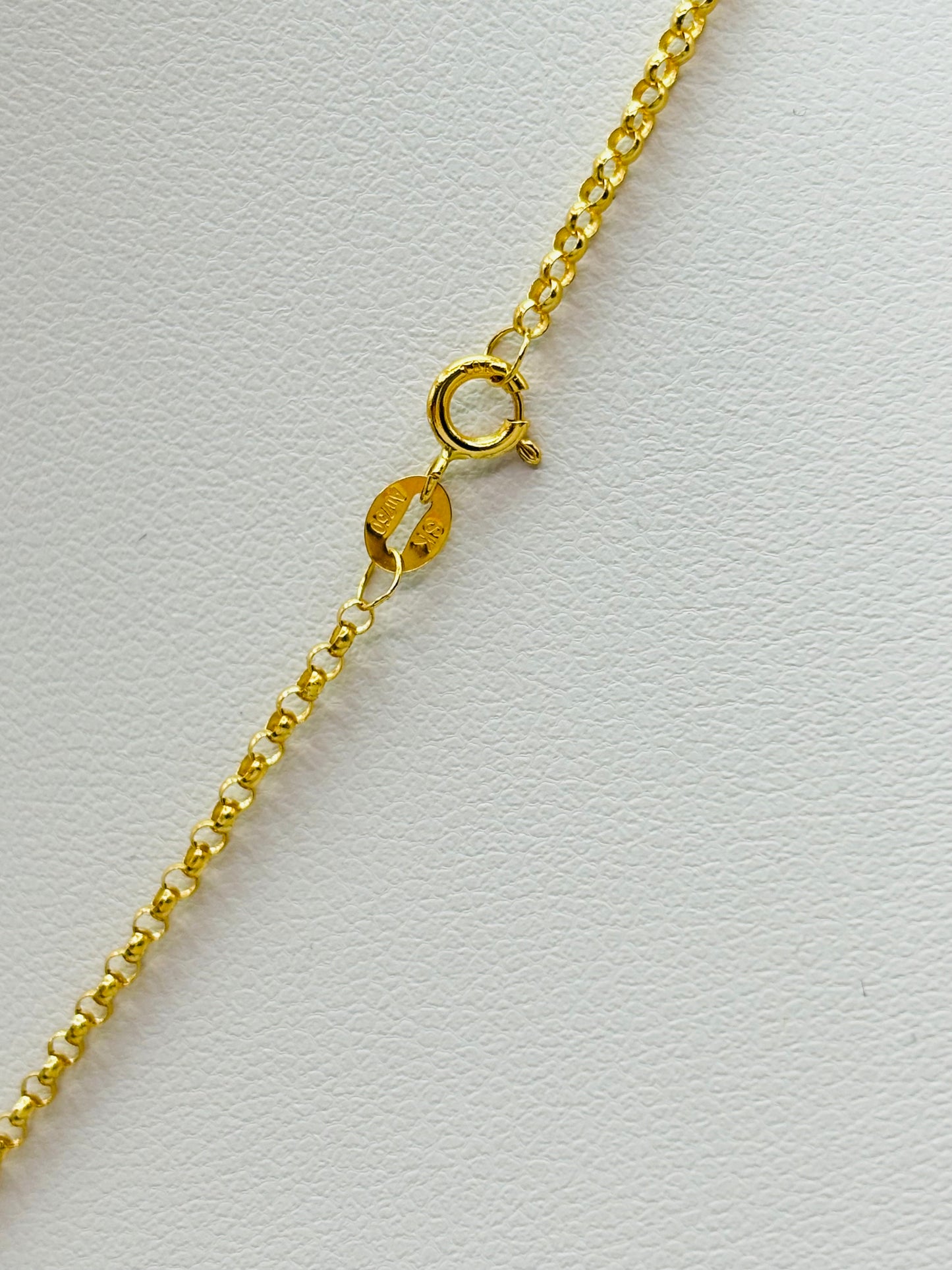 18K Gold Long Necklace