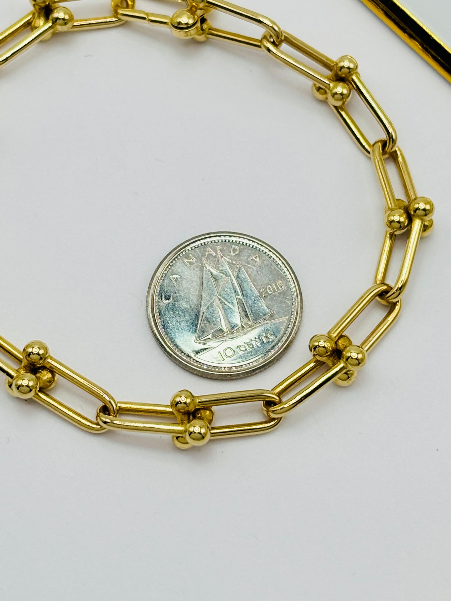 18K Gold Hardware Bracelet