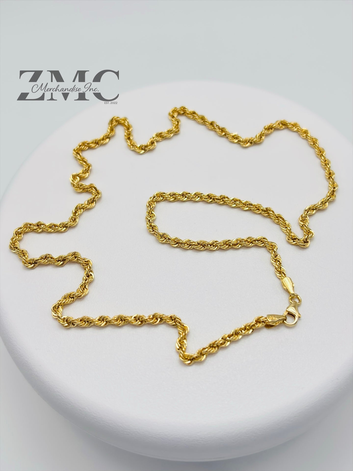 18K Gold Rope Chain