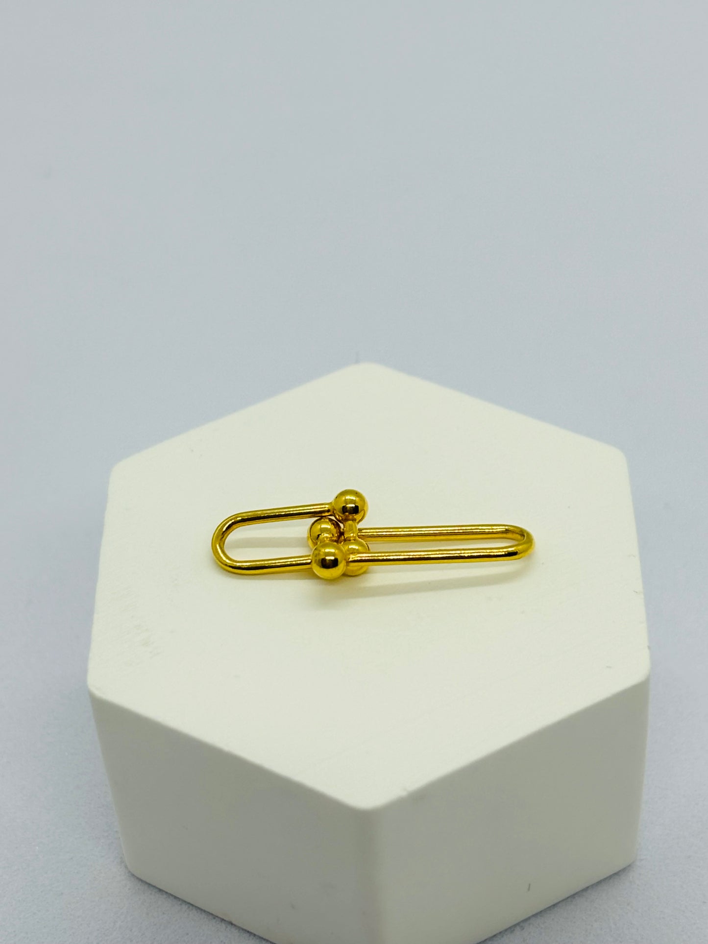 18K Gold Hardware Pendant