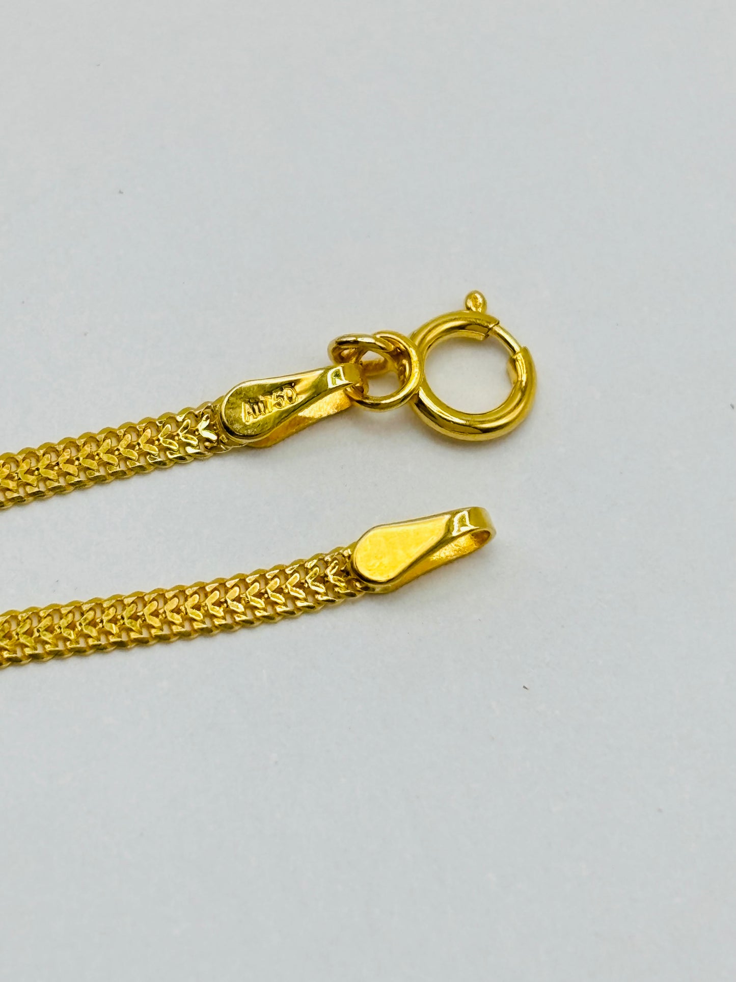 18K Gold Flat Bracelet