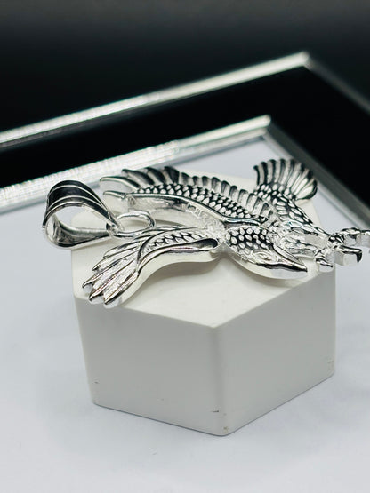 S925 Silver Eagle Pendant