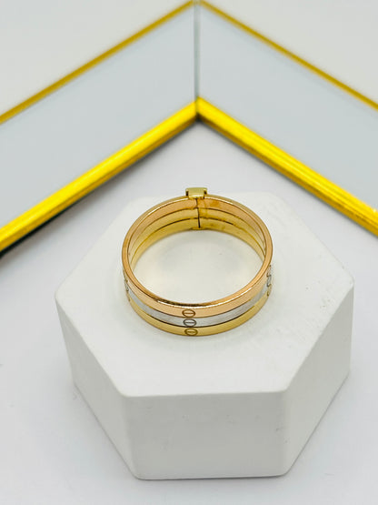 18K Gold Tri-color Ring (Please Read the Description)