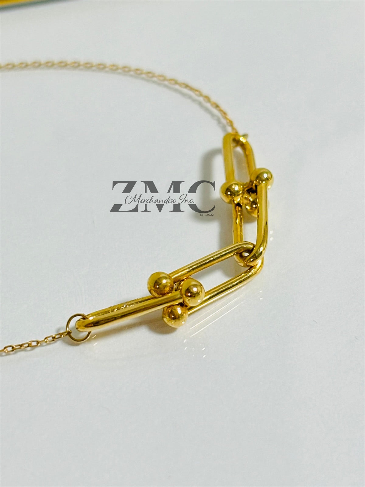 18K Gold Hardware and Link Combination Bracelet