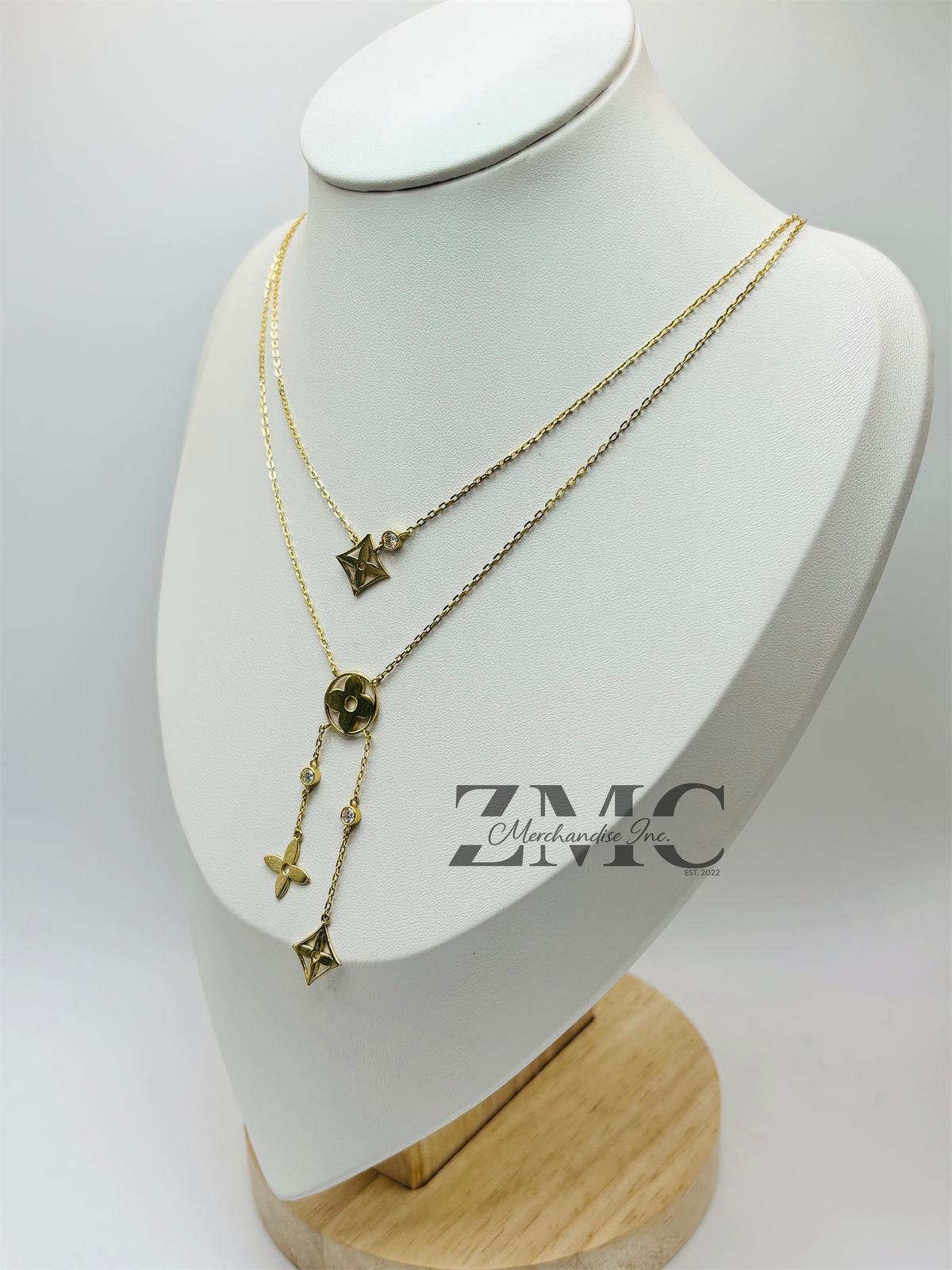 18K Gold Blossom Necklace