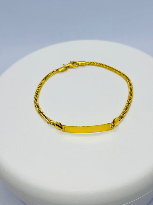 18K Gold Name Bracelet