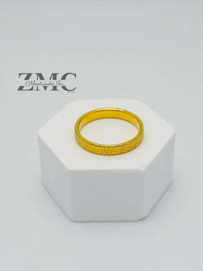 18K Gold Ver Couple Ring