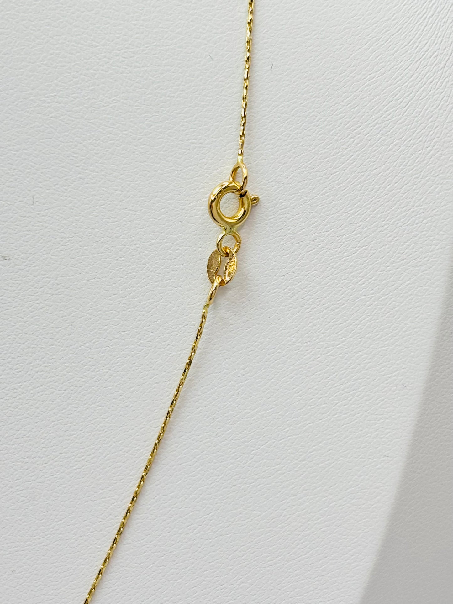 18K Gold Jesus Necklace