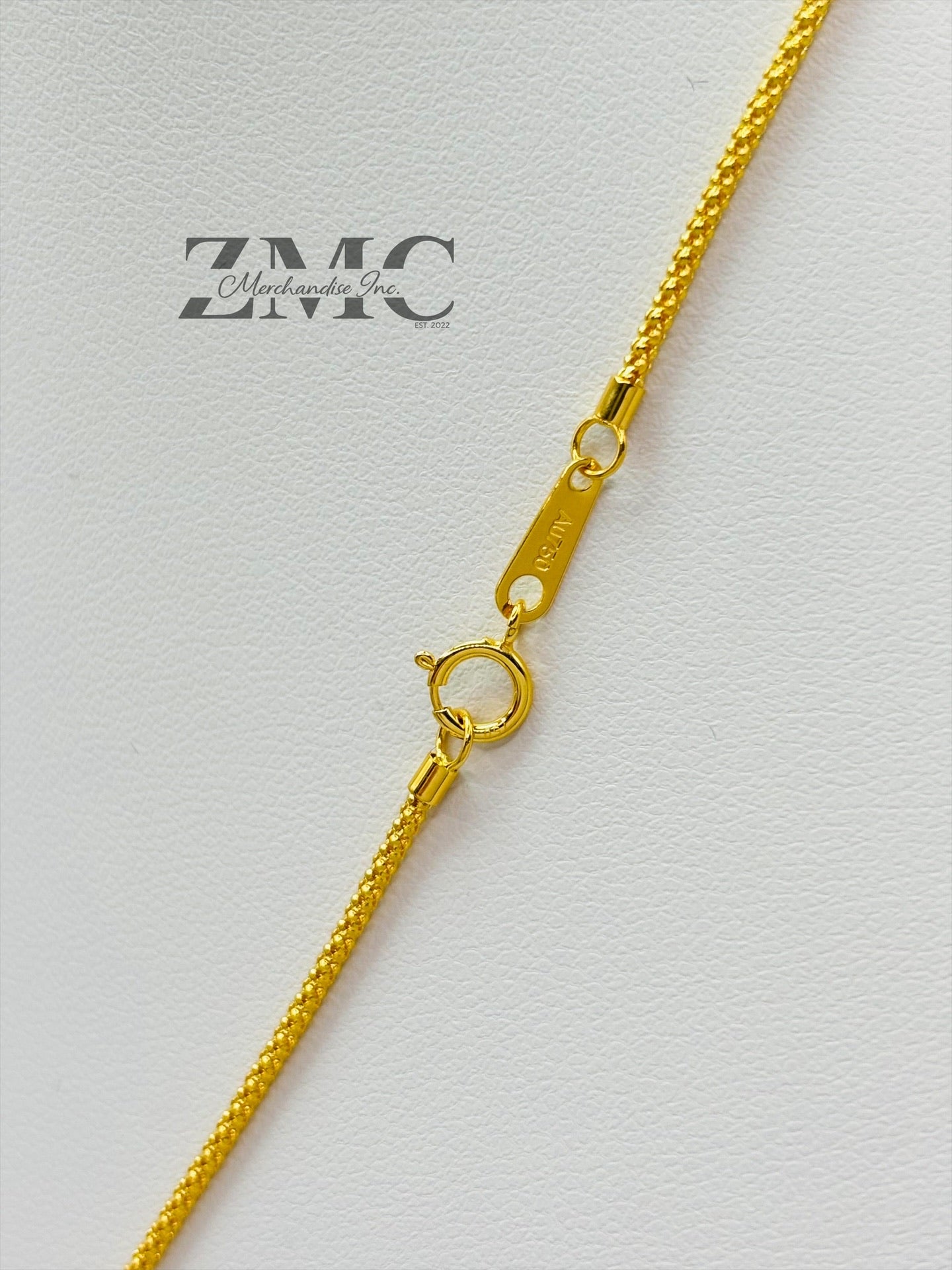 18K Gold Cross Pendant