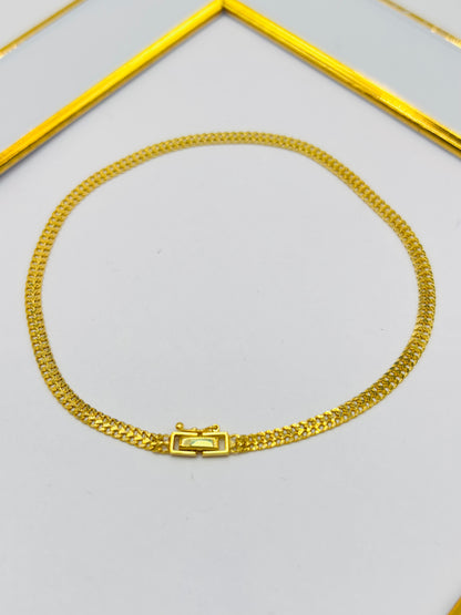 K18 Japan Gold Heartbizz Bracelet 2.9 mm